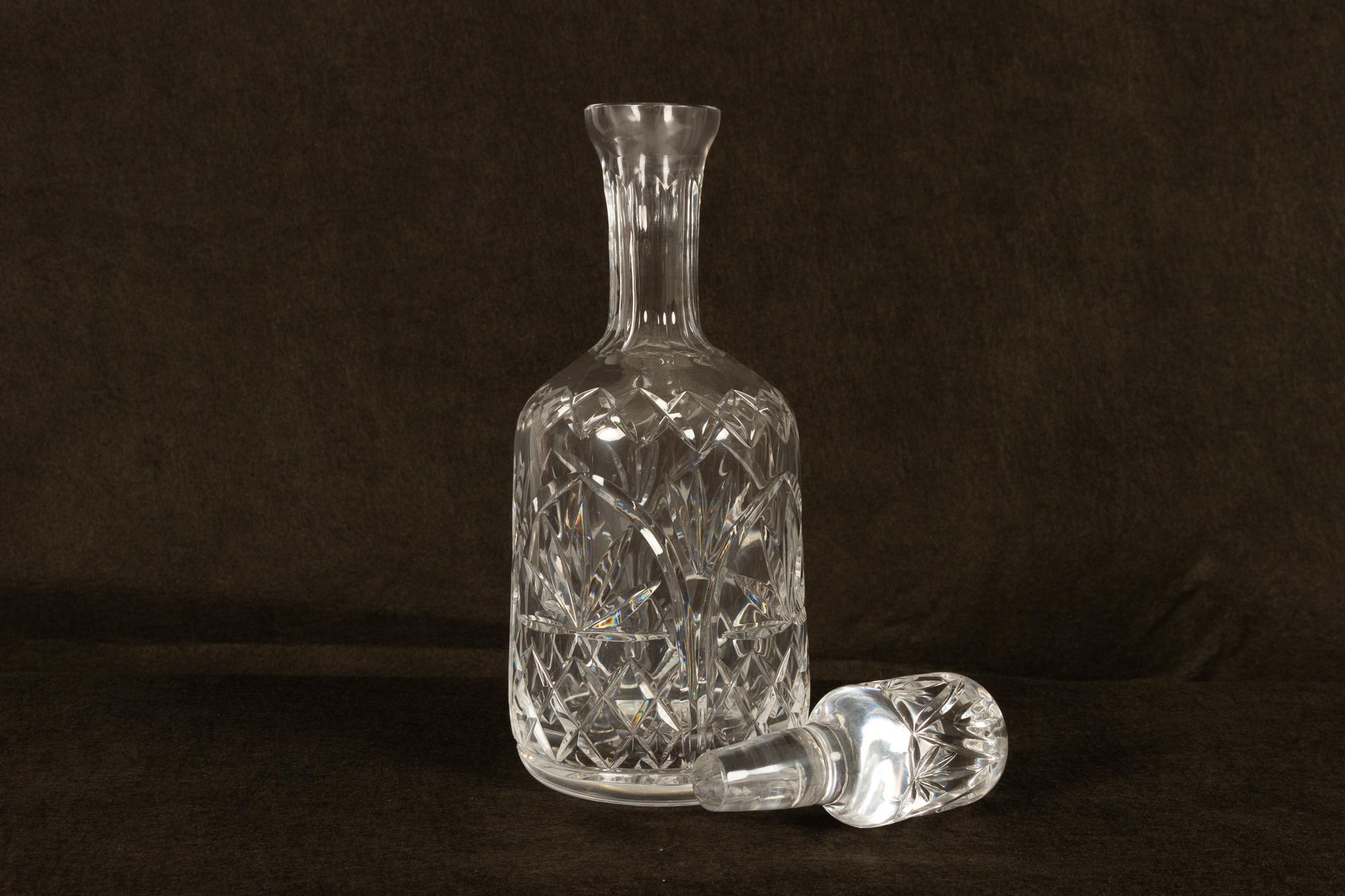 Set of 4 Crystal Decanters, Mid-20th Century 1