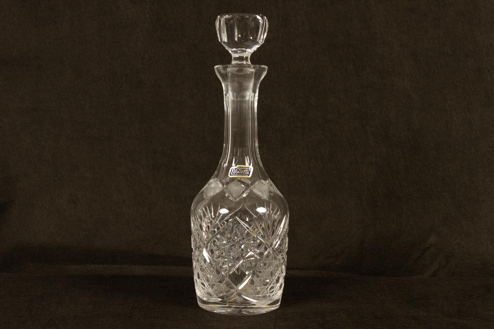 Set of 4 Crystal Decanters, Mid-20th Century 2
