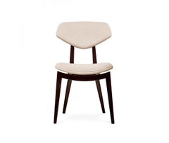 Ensemble de 4 chaises de salle à manger personnalisables de style rétro