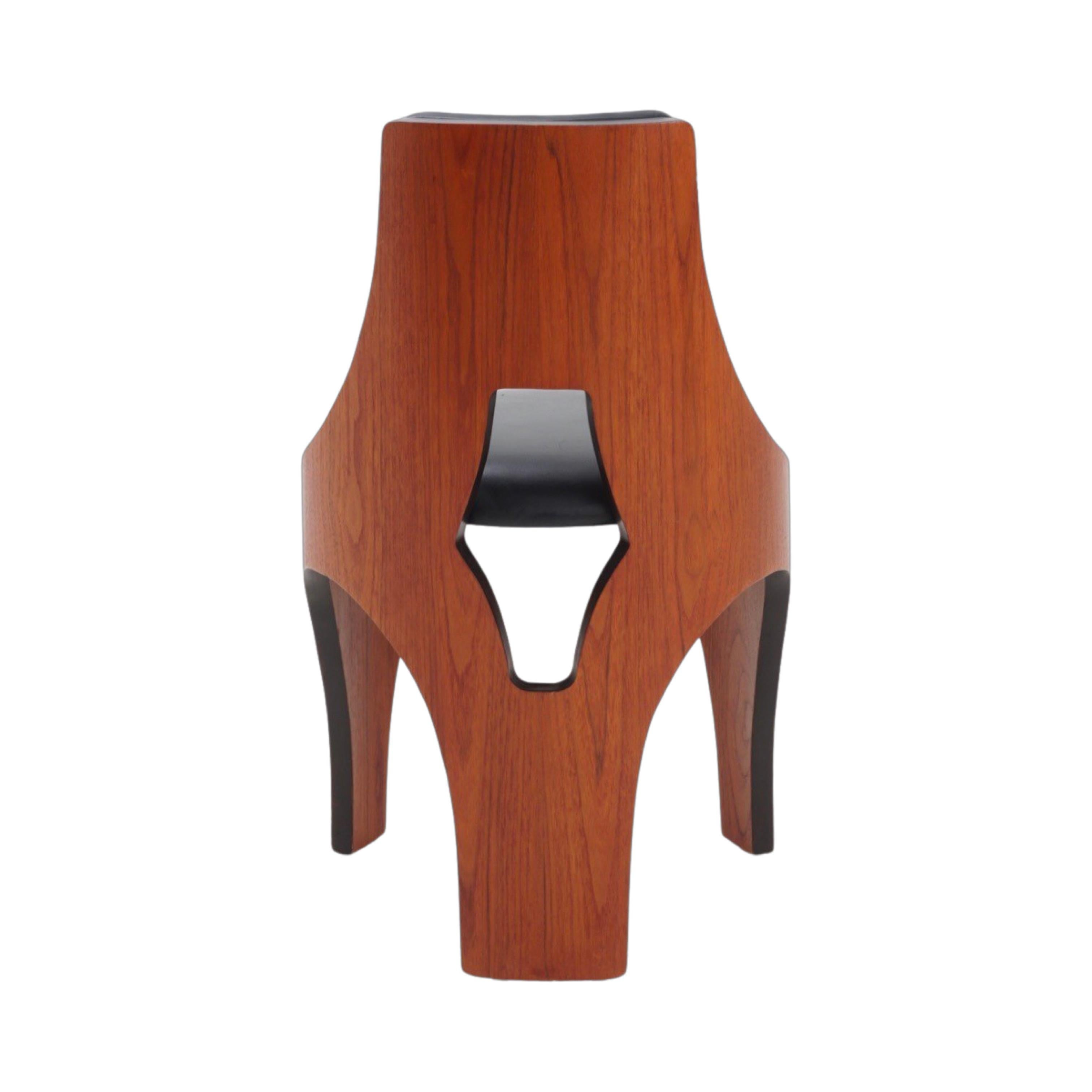 Milieu du XXe siècle Ensemble de 4 chaises Cylindra d'Henry P. Glass, 1966 en vente