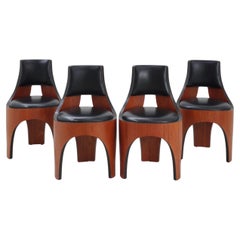 Ensemble de 4 chaises Cylindra d'Henry P. Glass, 1966