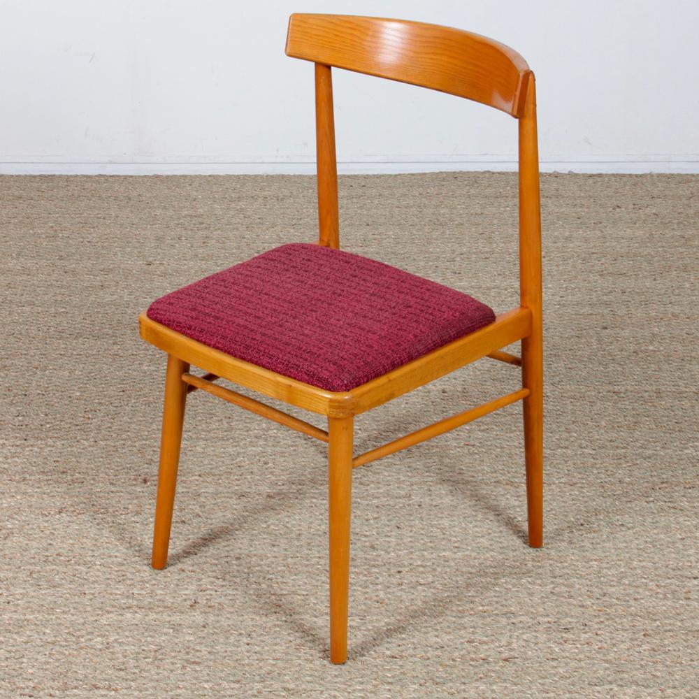 Juego de 4 sillas checas producidas por Ton, años 70 Eslovaco en venta