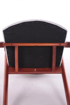 Ensemble de 4 chaises de table à manger de design danois Modèle Compas Kai Kristiansen
