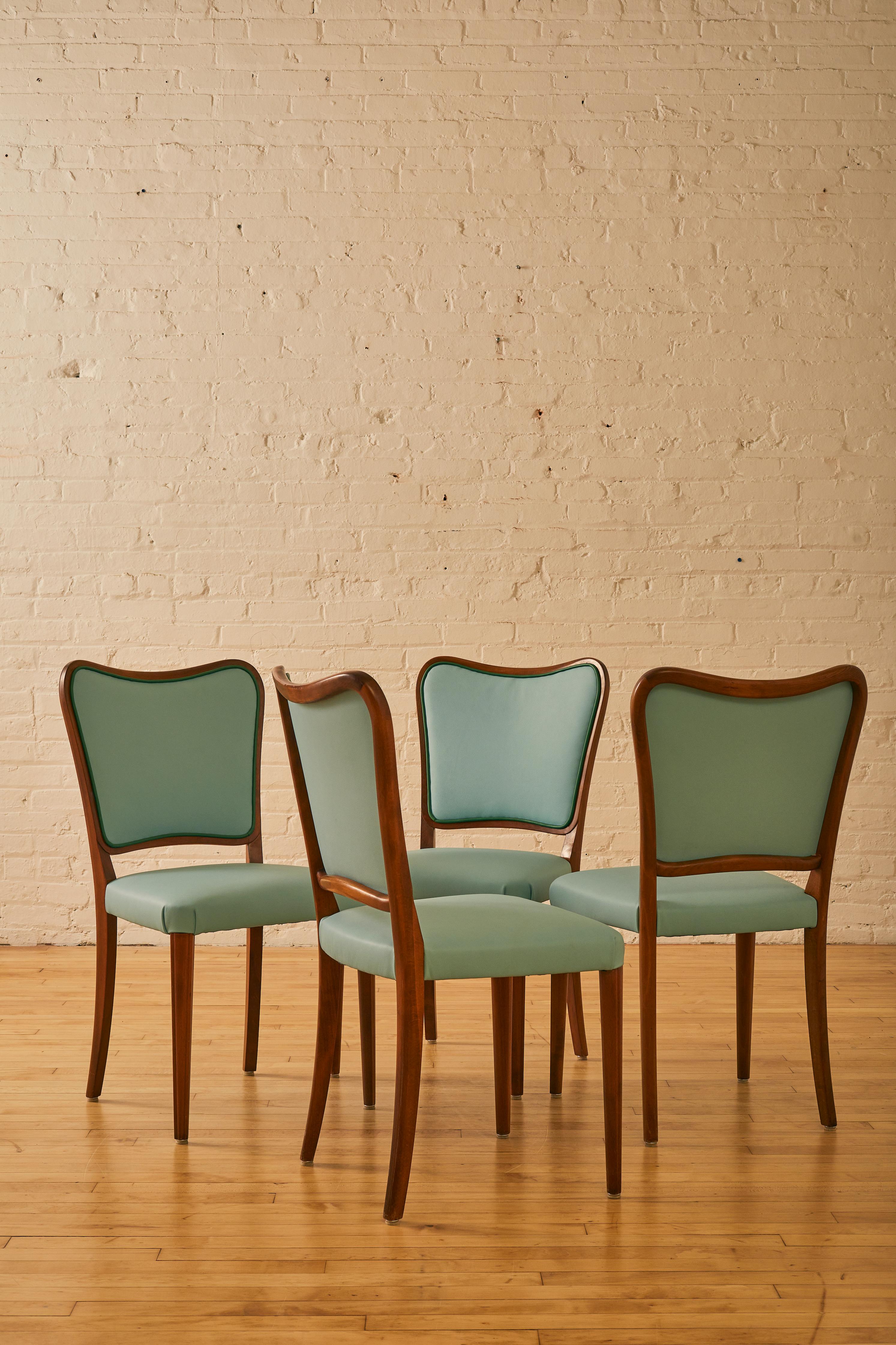 20th Century Set of 4 Danish Dining Chairs