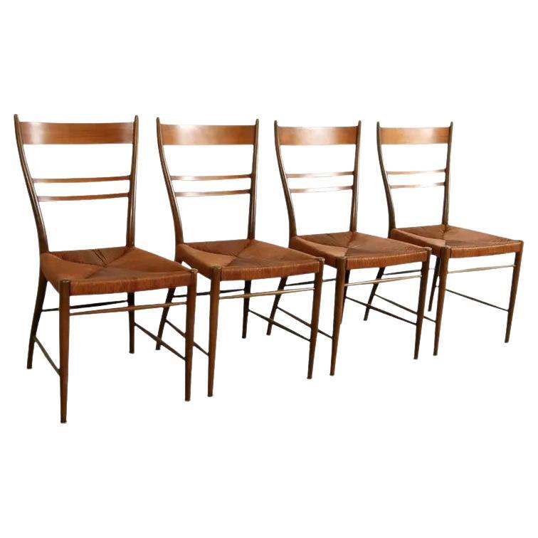 Set di 4 sedie da pranzo danesi