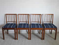 Set of 4 Danish Dining Chairs in the Style of Jacob Kjær, 1940s