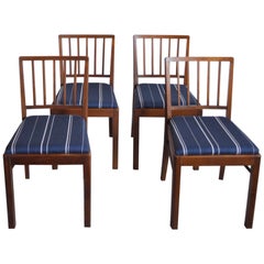 Set of 4 Danish Dining Chairs in the Style of Jacob Kjær, 1940s