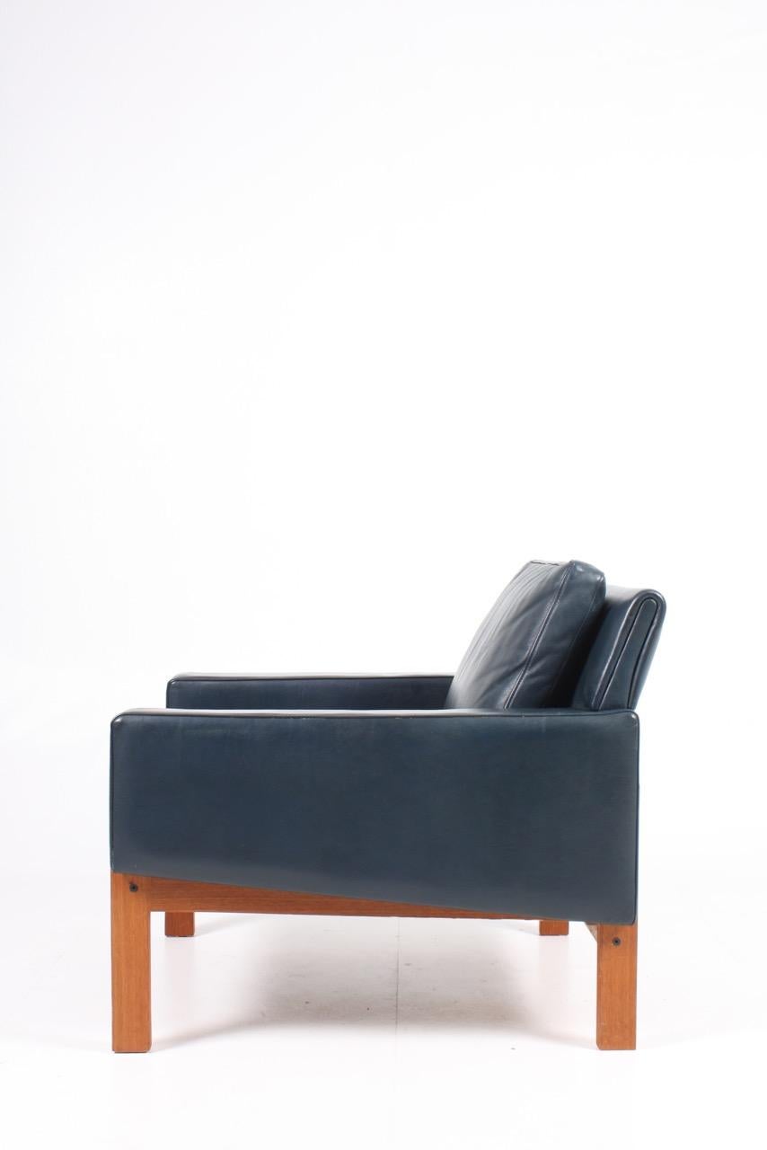 Mid-20th Century Set of 4 Danish Leather Lounge Chairs, 1960s
