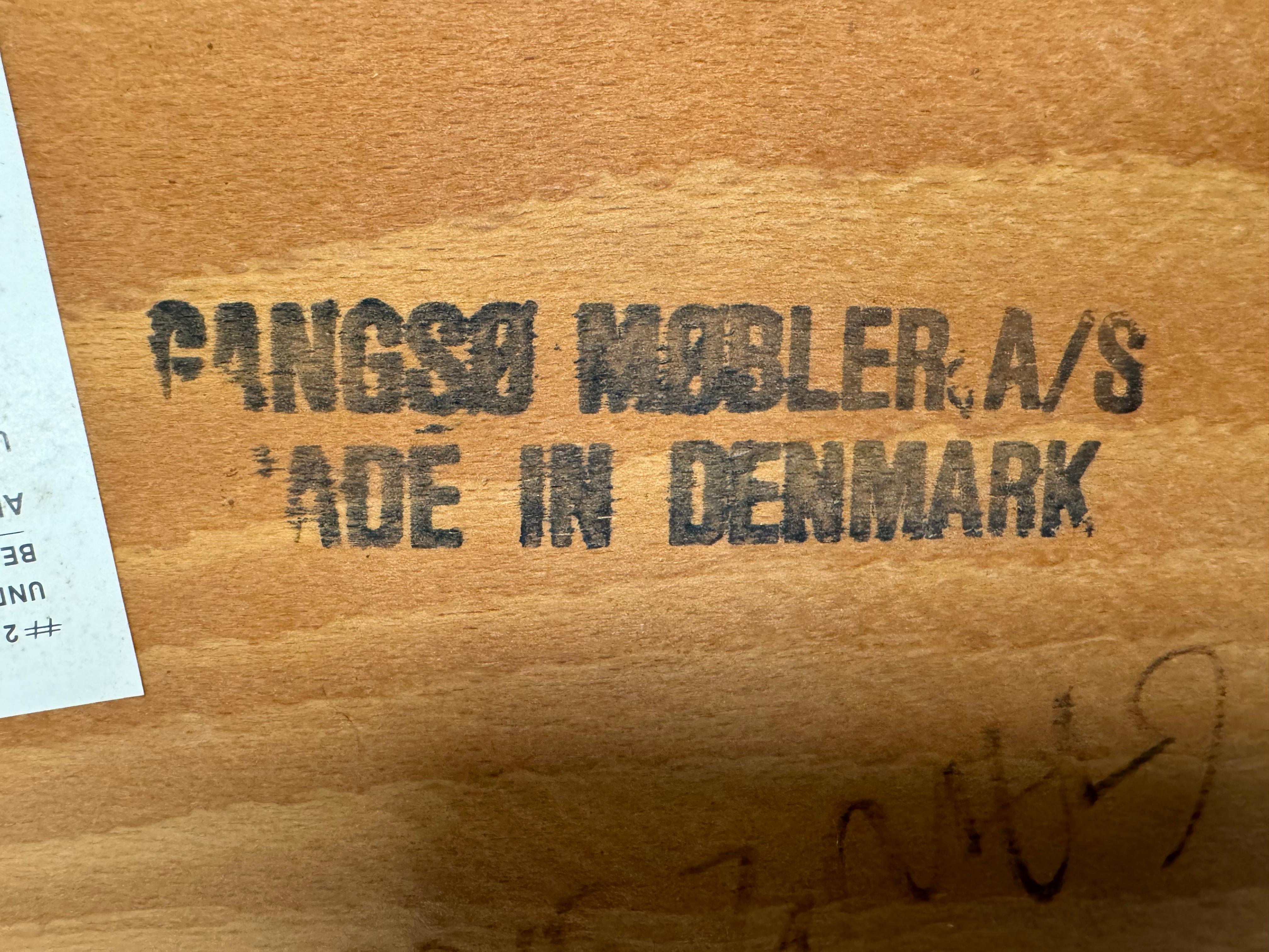 Set of 4 Danish Modern  Gangso Mobler Highback Teak Dining Chairs For Sale 6