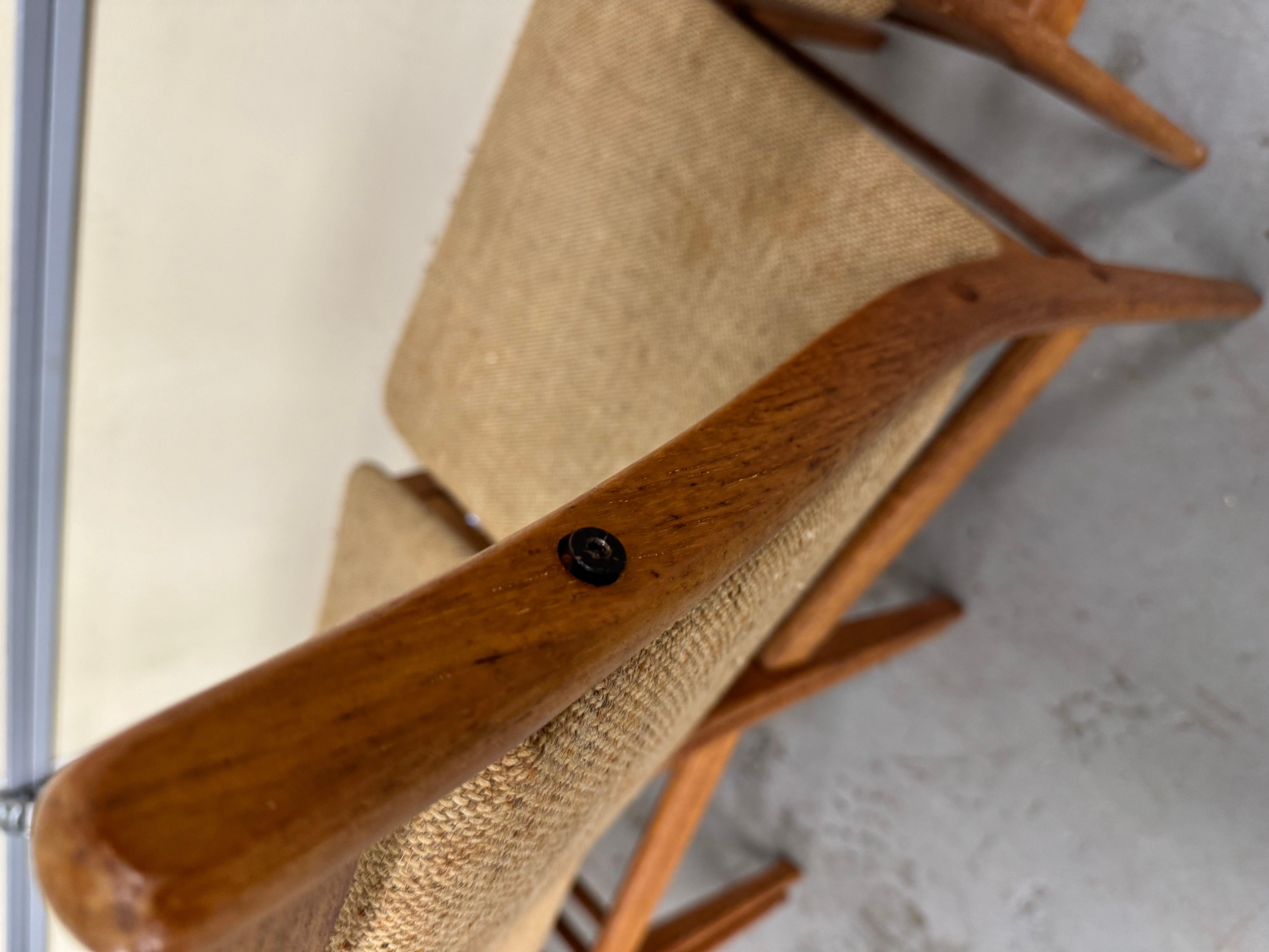 Set of 4 Danish Modern  Gangso Mobler Highback Teak Dining Chairs For Sale 8