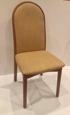 Set of 4 Danish Modern Tall Back Dinning Chairs