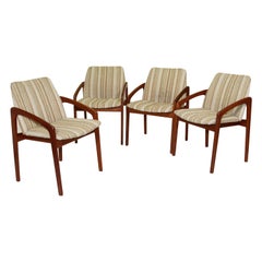 Set of 4 Danish Modern Teak Chairs by Kai Kristiansen