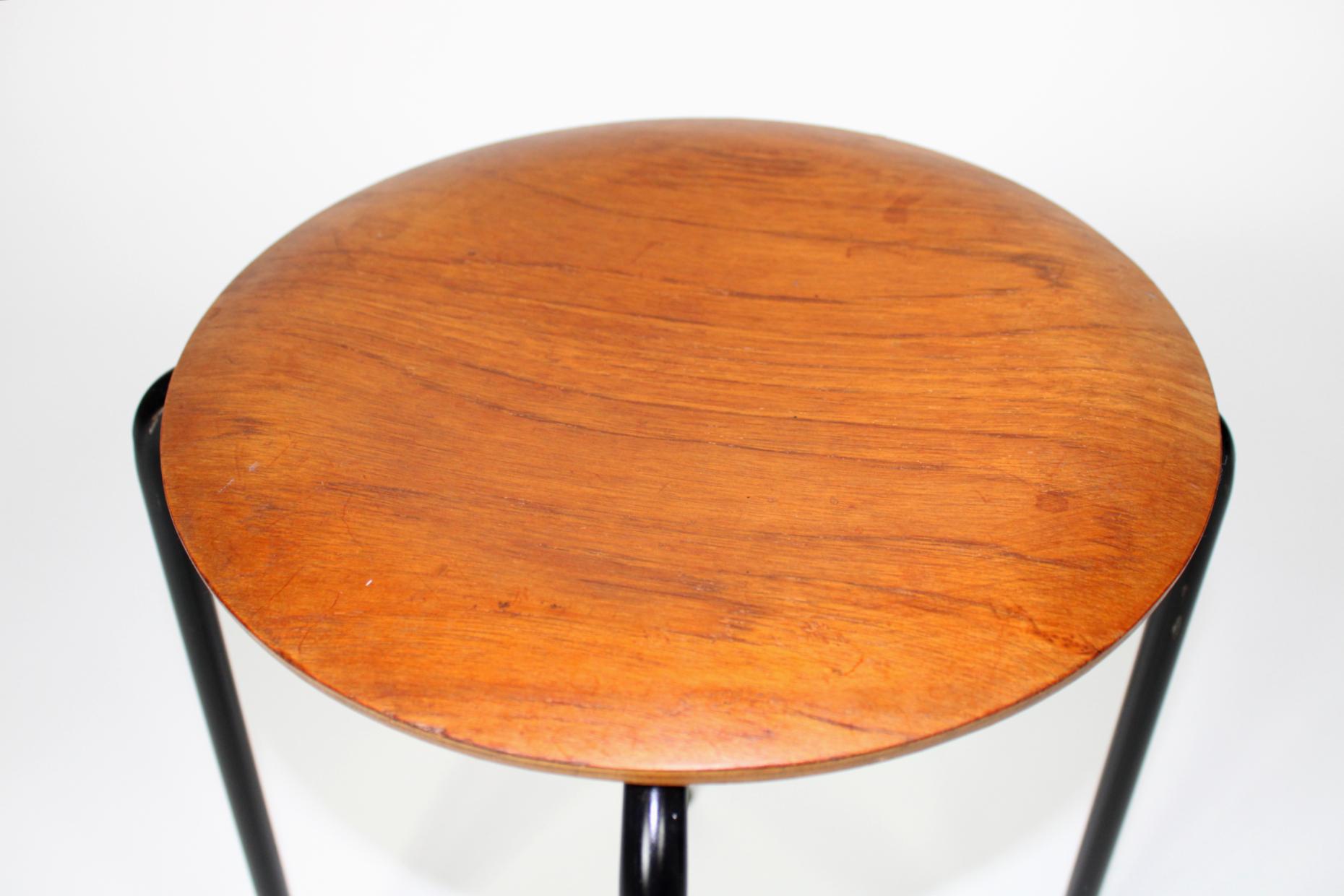 Set of 4 Danish Modern Teakwood Stacking Stools or Tables In Good Condition In Las Vegas, NV