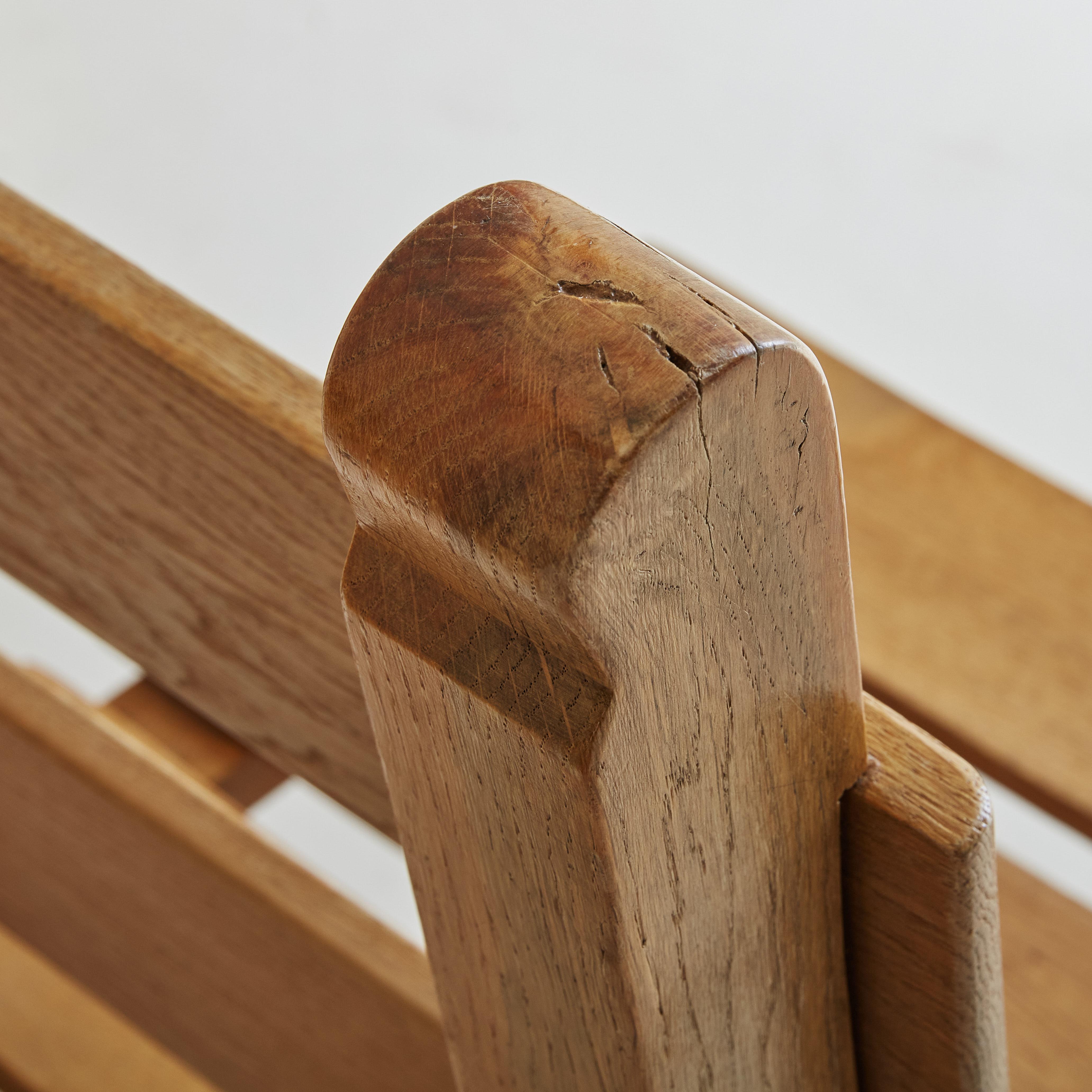 Ensemble de 4 chaises de salle à manger en pin danois en vente 4