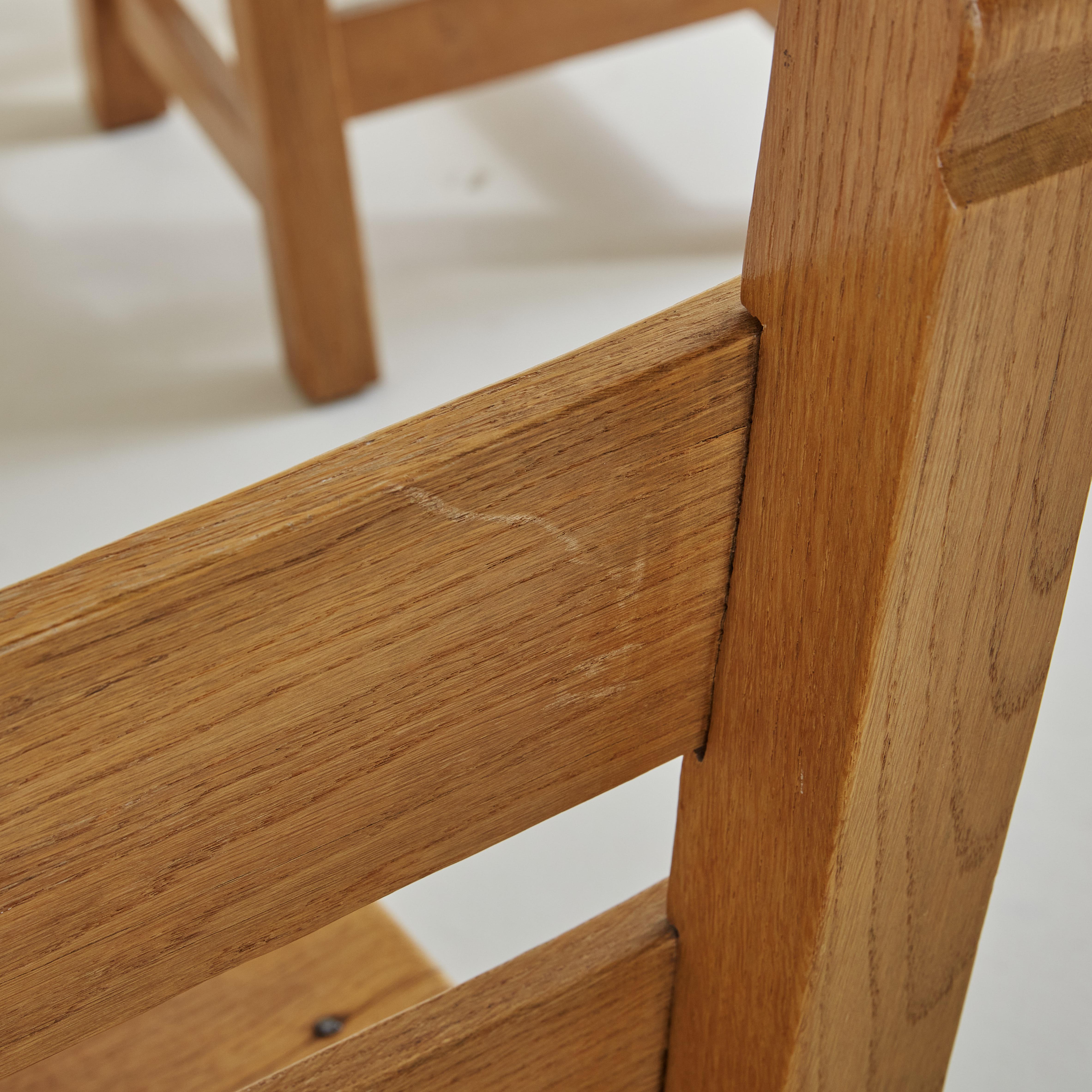Set of 4 Danish Pine Dining Chairs For Sale 8