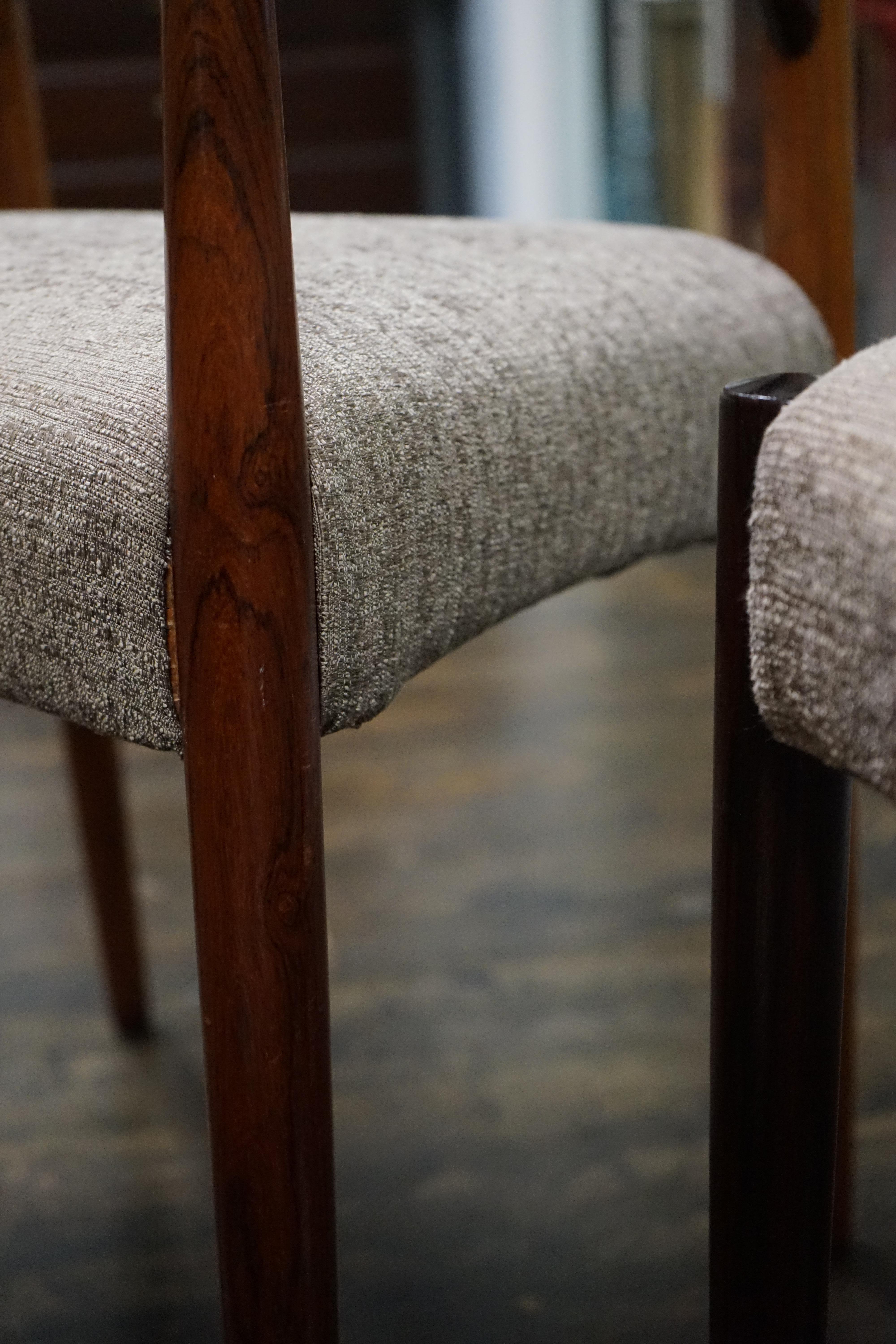 Set of 4 Danish Rosewood 