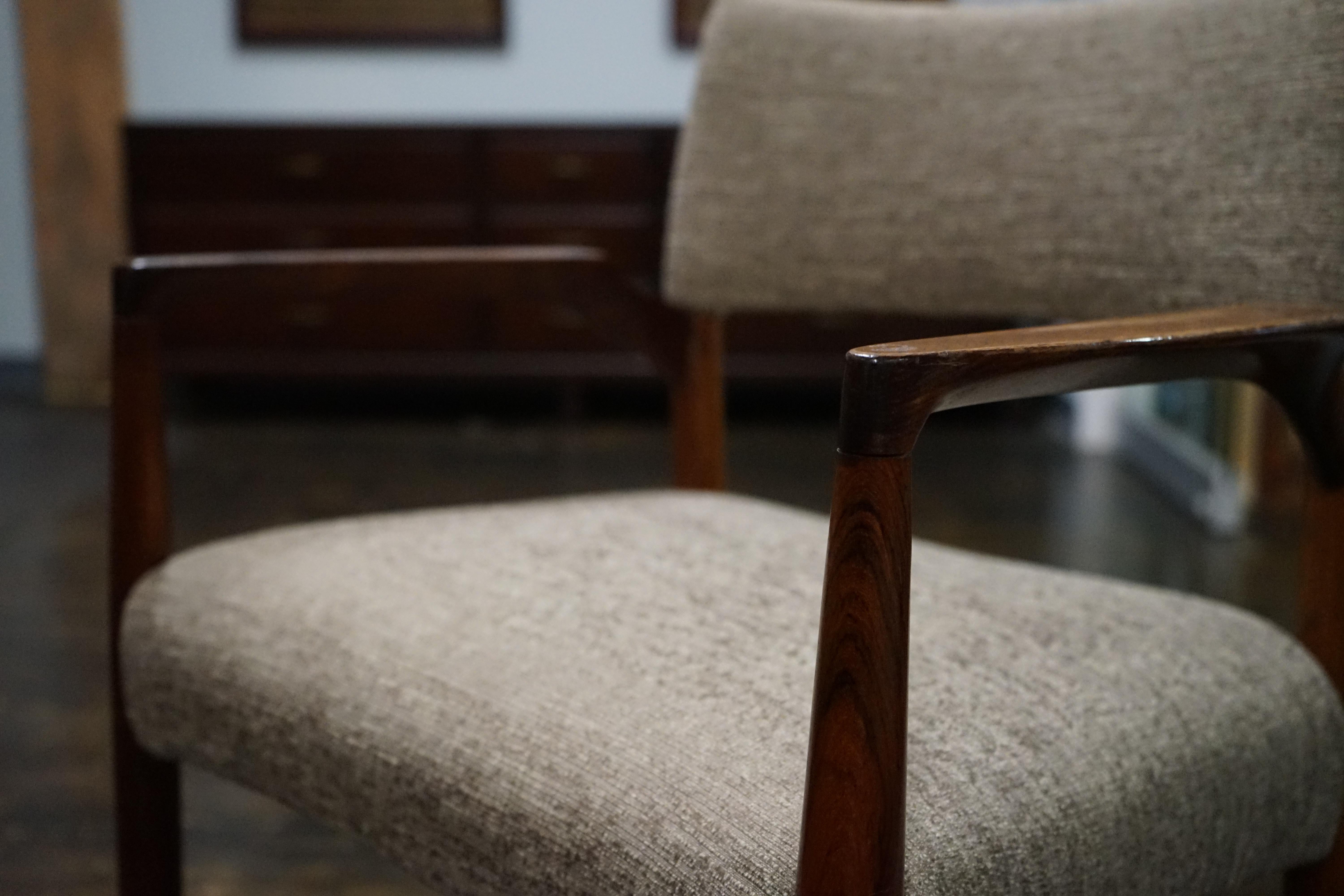 Set of 4 Danish Rosewood 