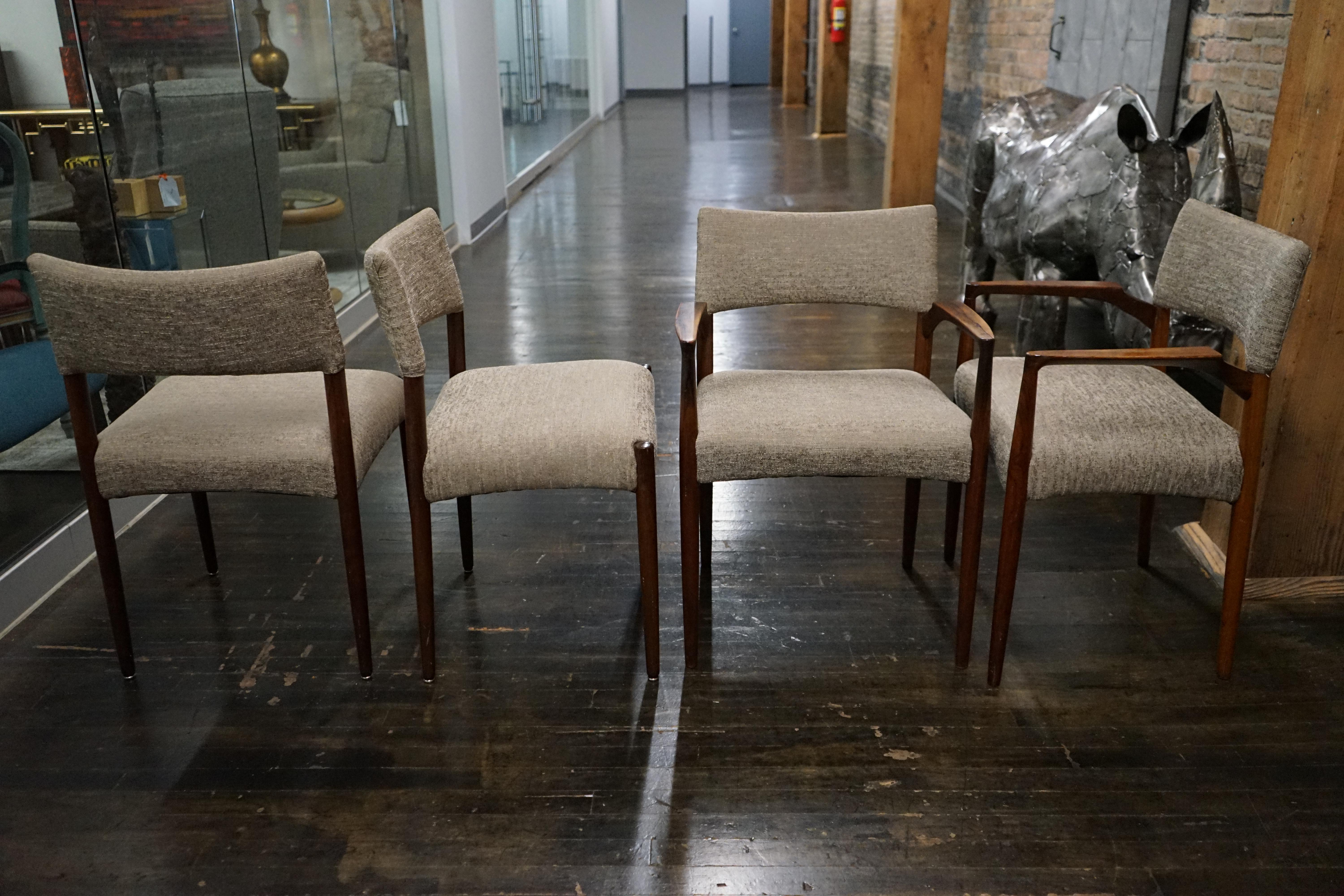 Set of 4 Danish Rosewood 