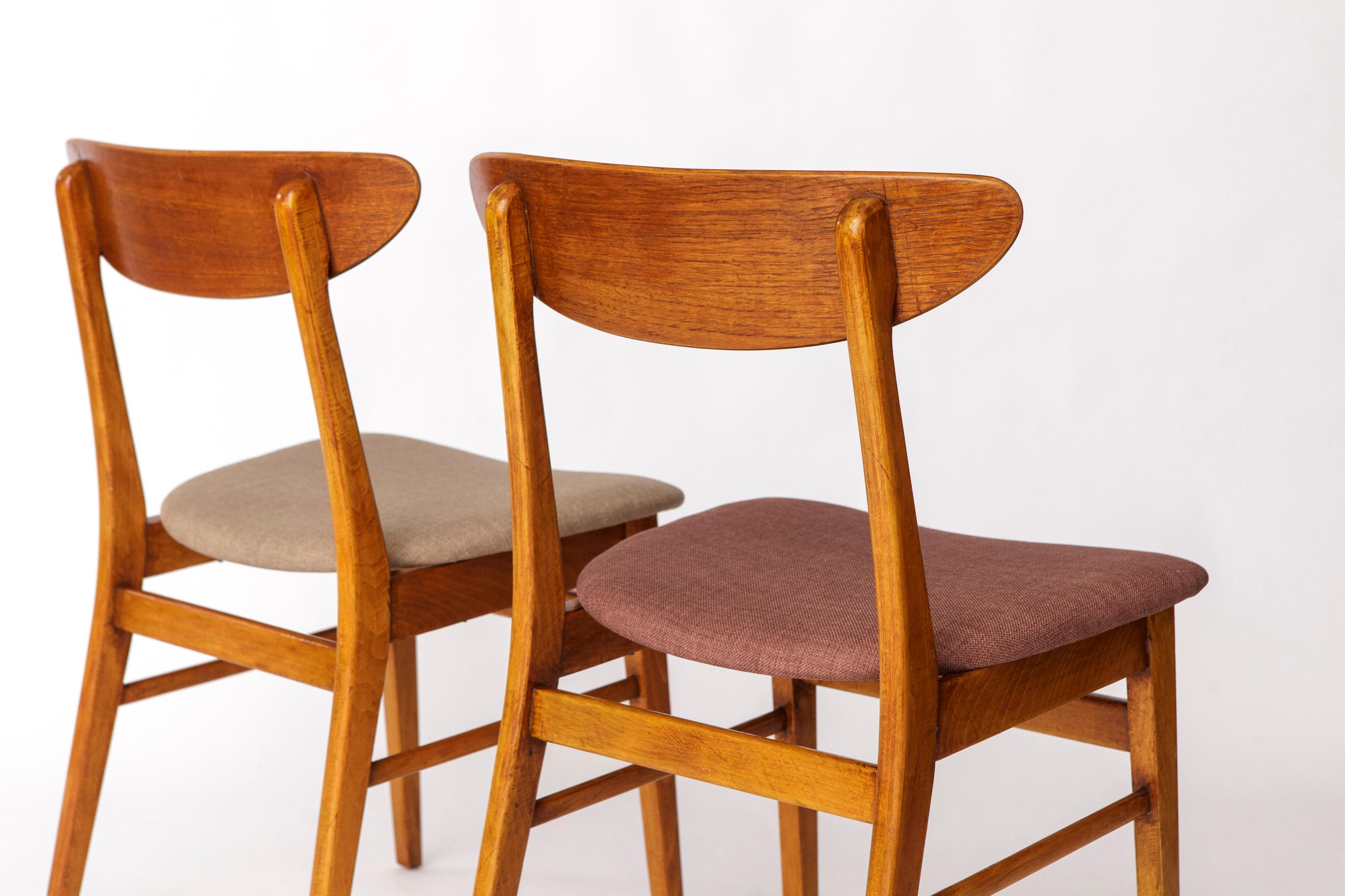 Set of 4 Danish Teak Dining Chairs by Farstrup Møbler – 1960s, New Upholstery For Sale 3