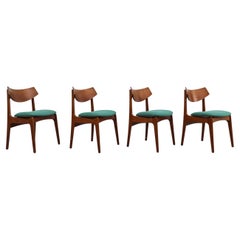Set of 4 Danish Teak Dining Chairs by Funder Schmidt + Madsen