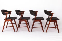 Set of 4 Danish Teak Dining Chairs by Korup Stolefabrik – 1960s Mid-Century Mode