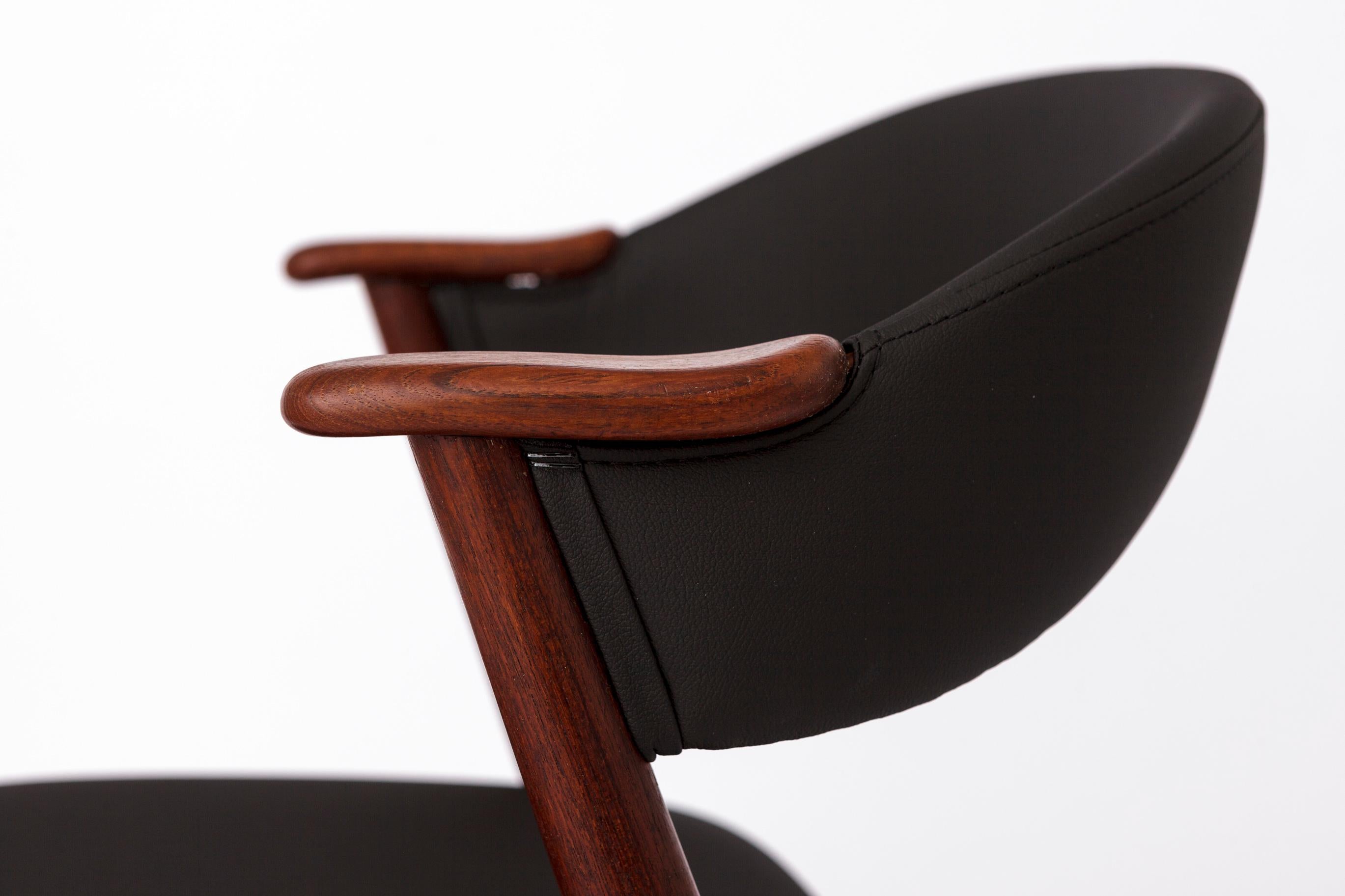 Set di 4 sedie da pranzo danesi in teak di Korup Stolefabrik - Moda Mid-Century anni '60 in vendita 1