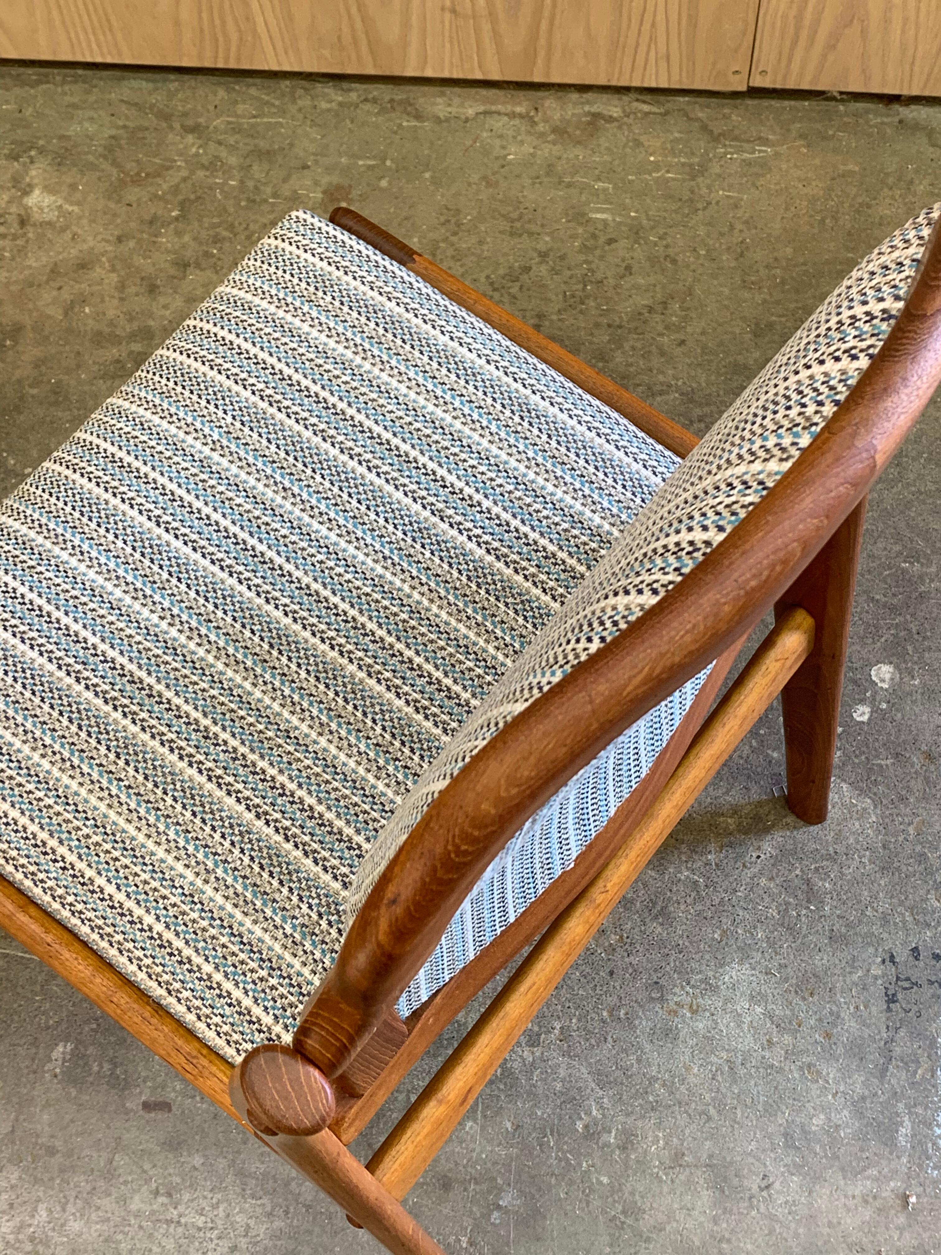 Set di 4 sedie da pranzo danesi in teak in vendita 10