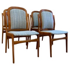 Set of 4 Danish Teak Dining Chairs