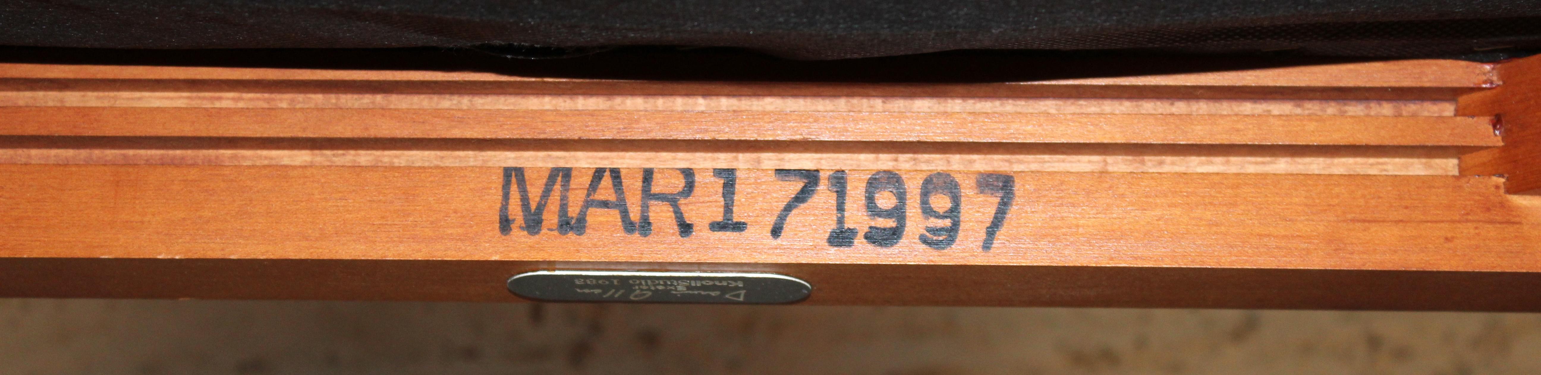 Set of 4 Davis Allen 'Exeter' Chairs for Knoll in vendita 11