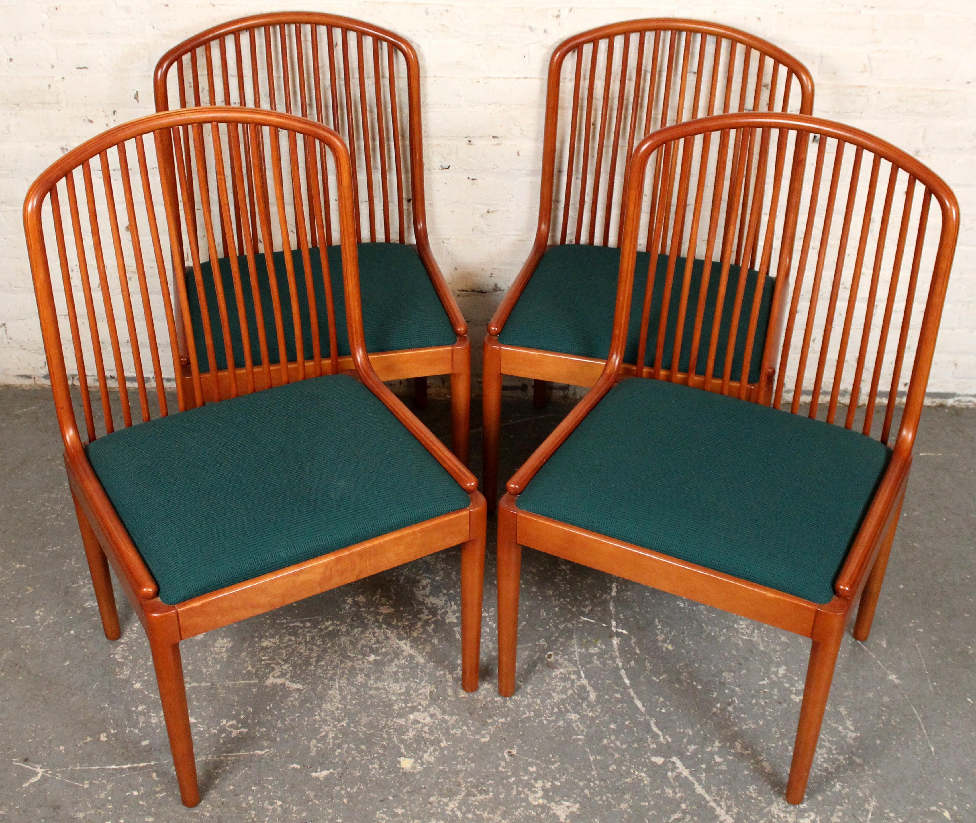 Americano Set of 4 Davis Allen 'Exeter' Chairs for Knoll in vendita