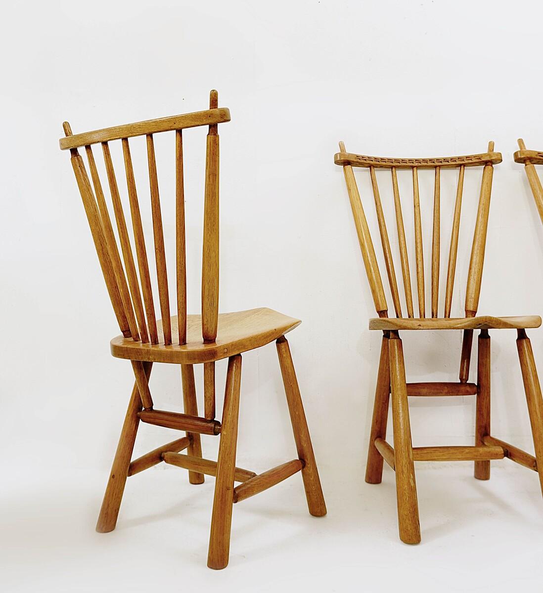 Set of 4 De Ster Gelderland Chairs, Dutch, 1960s 3