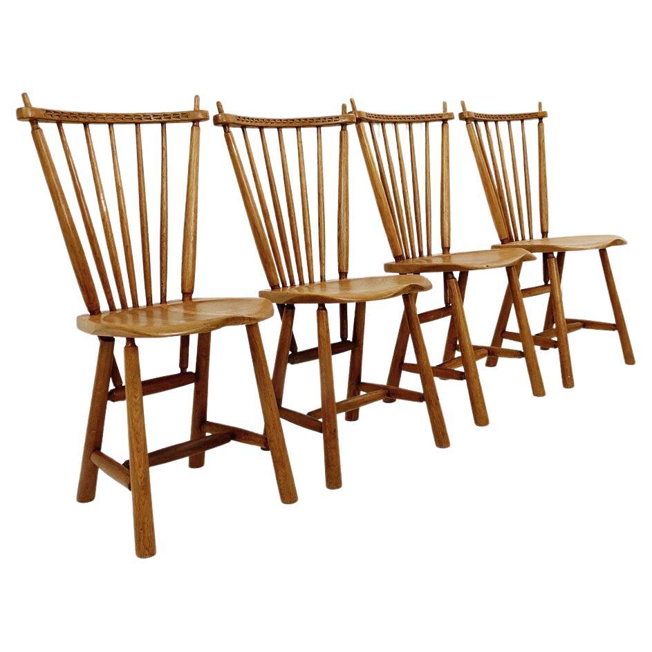Set of 4 De Ster Gelderland Chairs, Dutch, 1960s