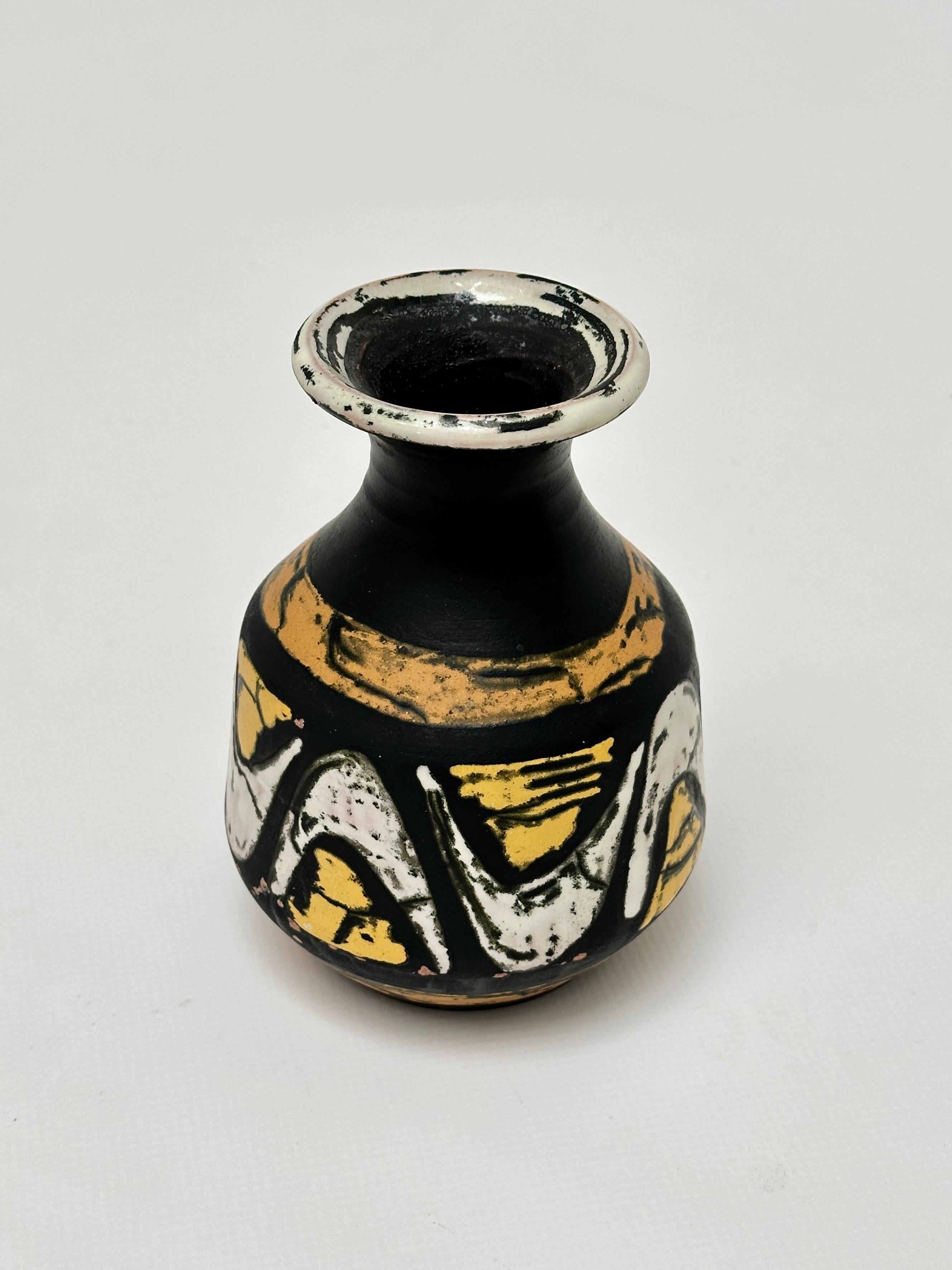 4er-Set dekorative Keramik, Livia Gorka, Ungarn, ca. 1950 im Angebot 5