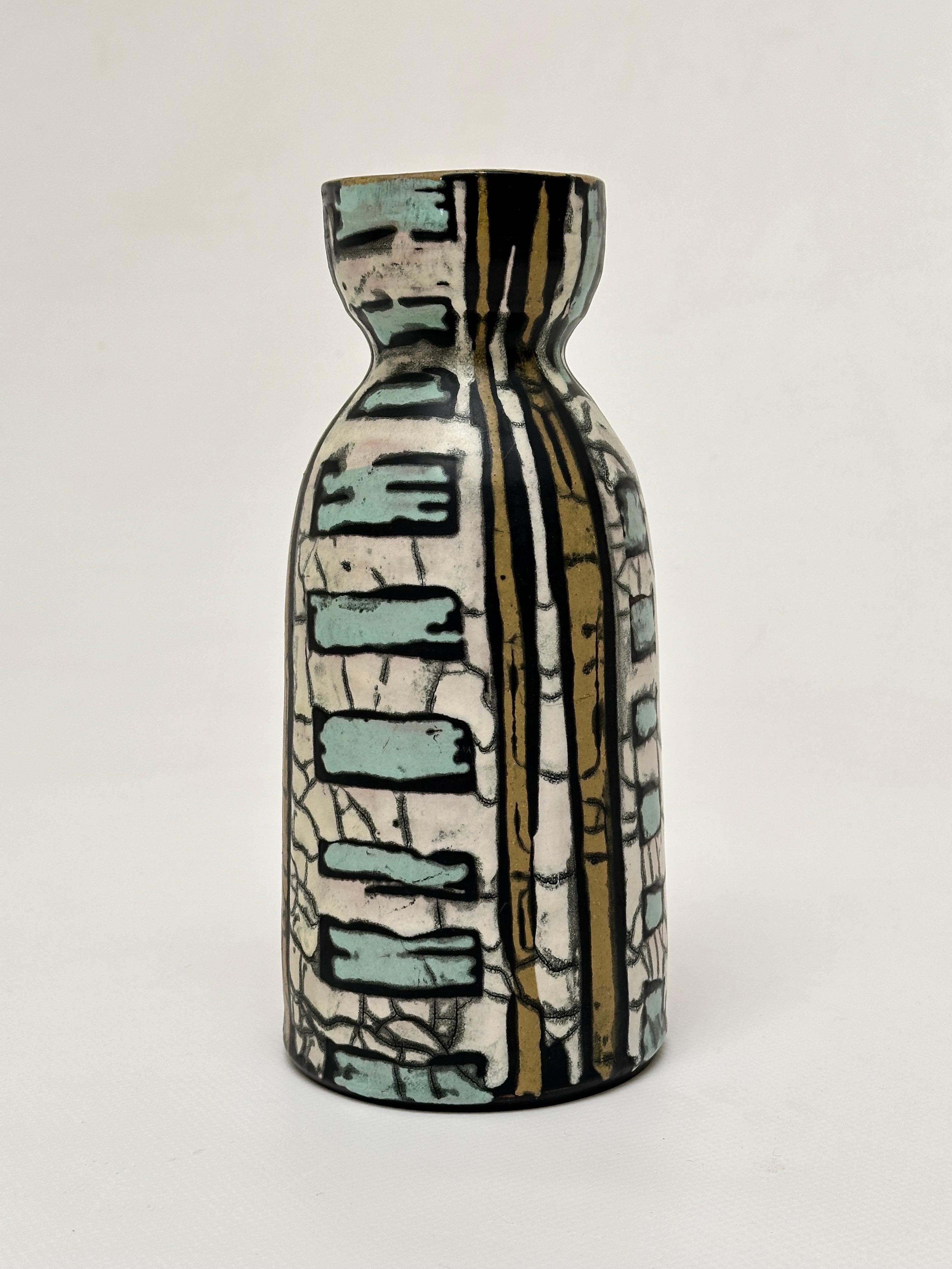 4er-Set dekorative Keramik, Livia Gorka, Ungarn, ca. 1950 (Moderne der Mitte des Jahrhunderts) im Angebot