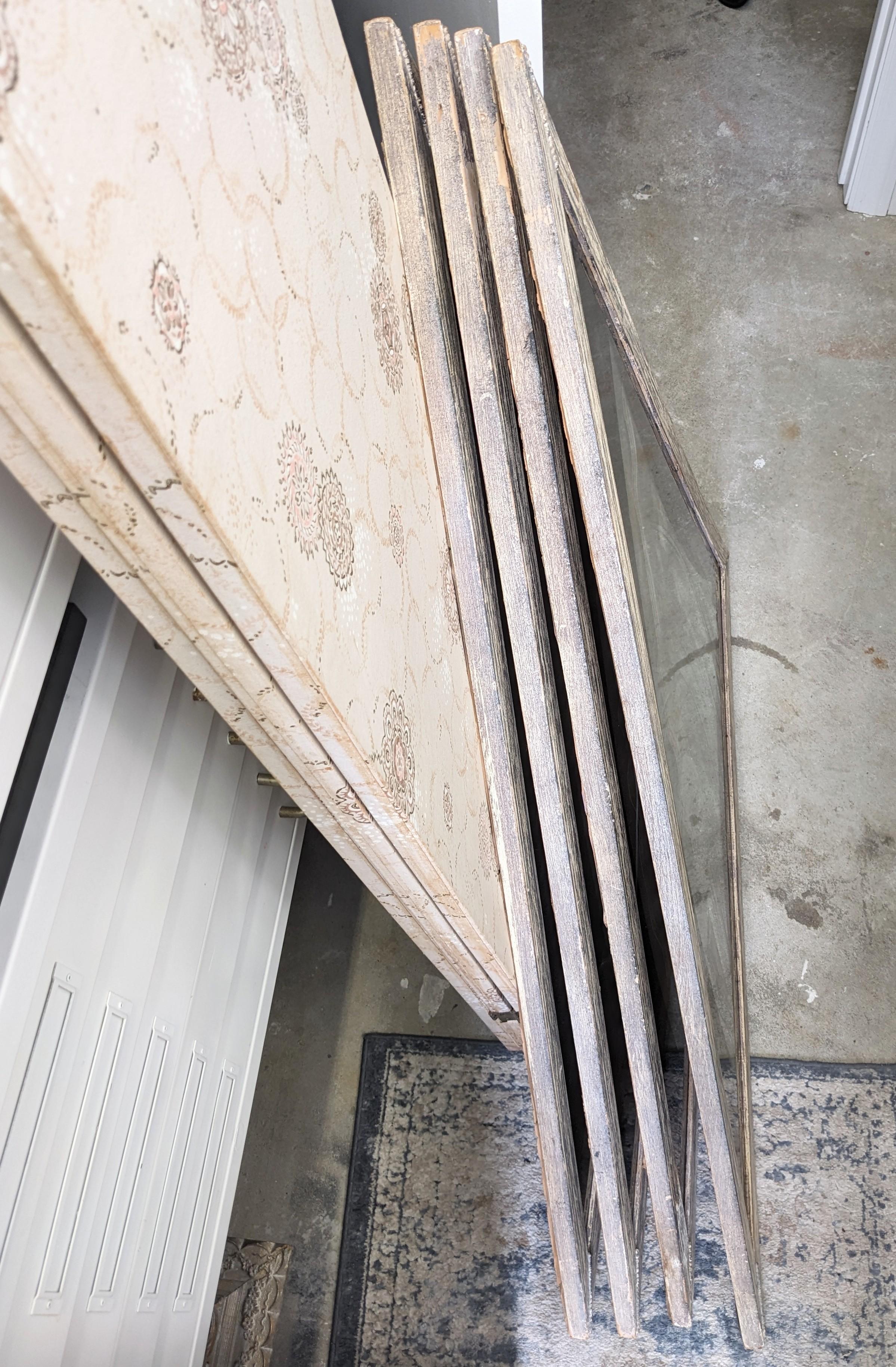 Ensemble de 4 panneaux décoratifs encadrés de style néoclassique en vente 7