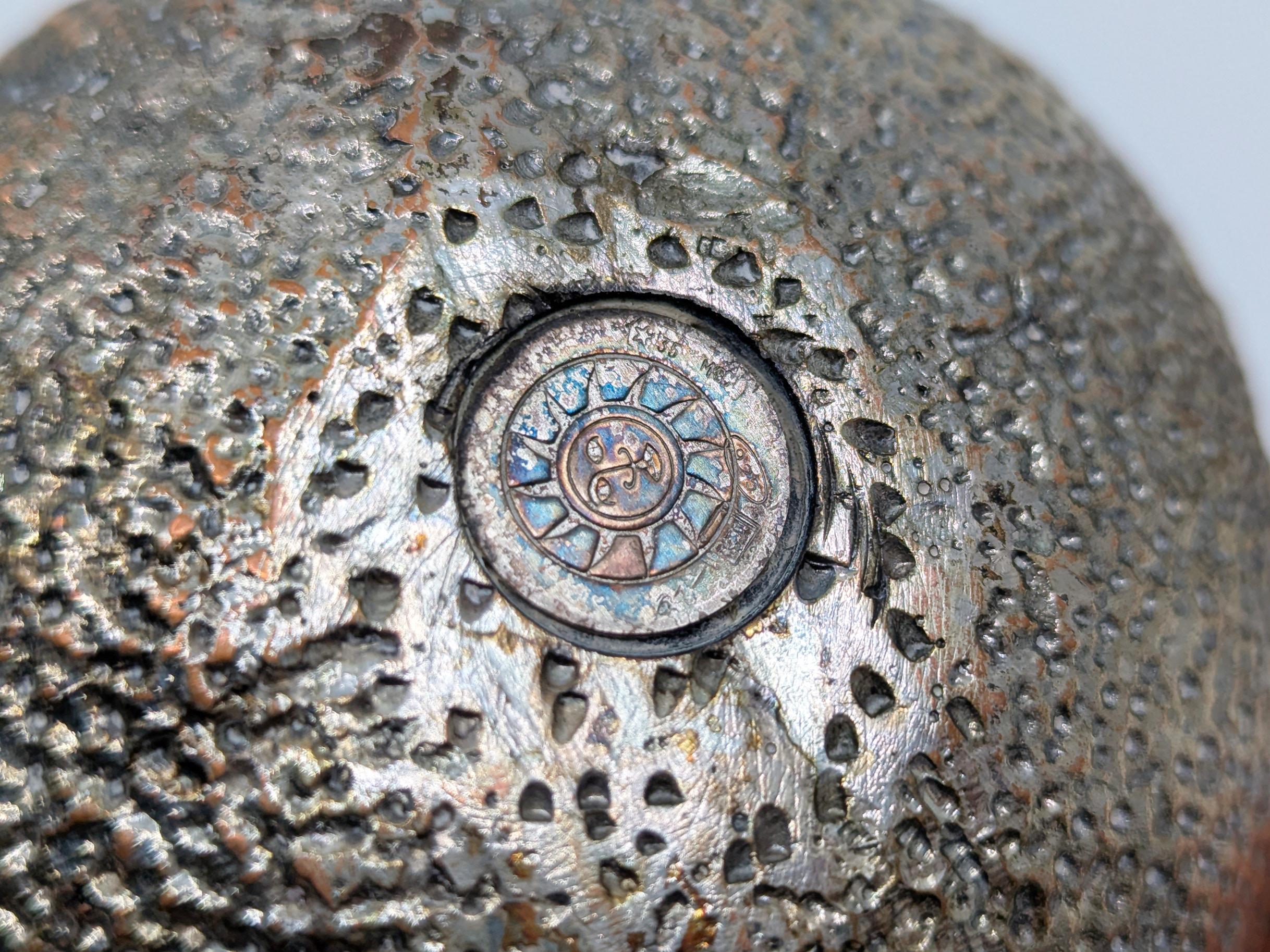 Set of 4 decorative silver plated fruits made by Marcello Giorgio, 1970s In Good Condition For Sale In Varese, Lombardia