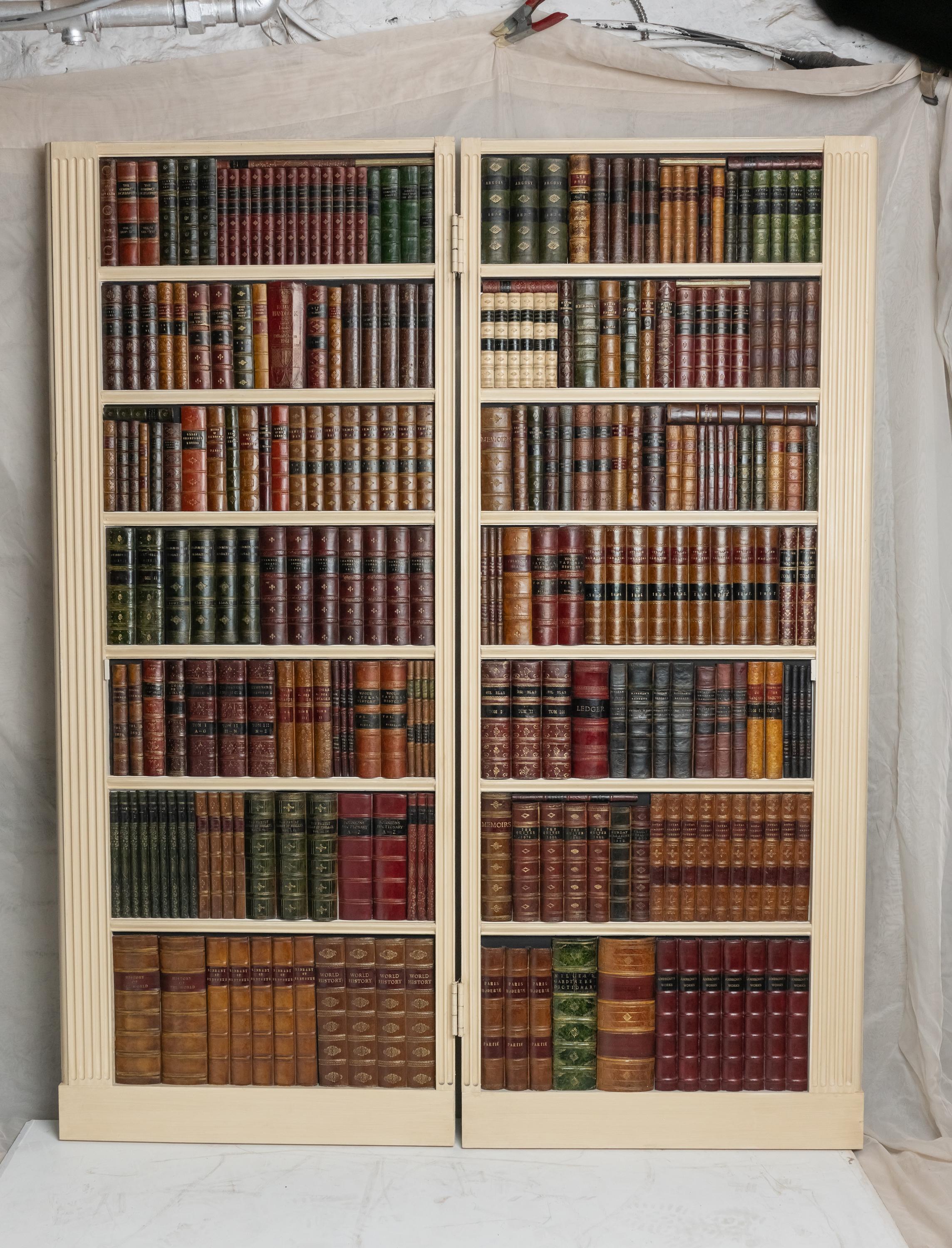 fake bookcase panels