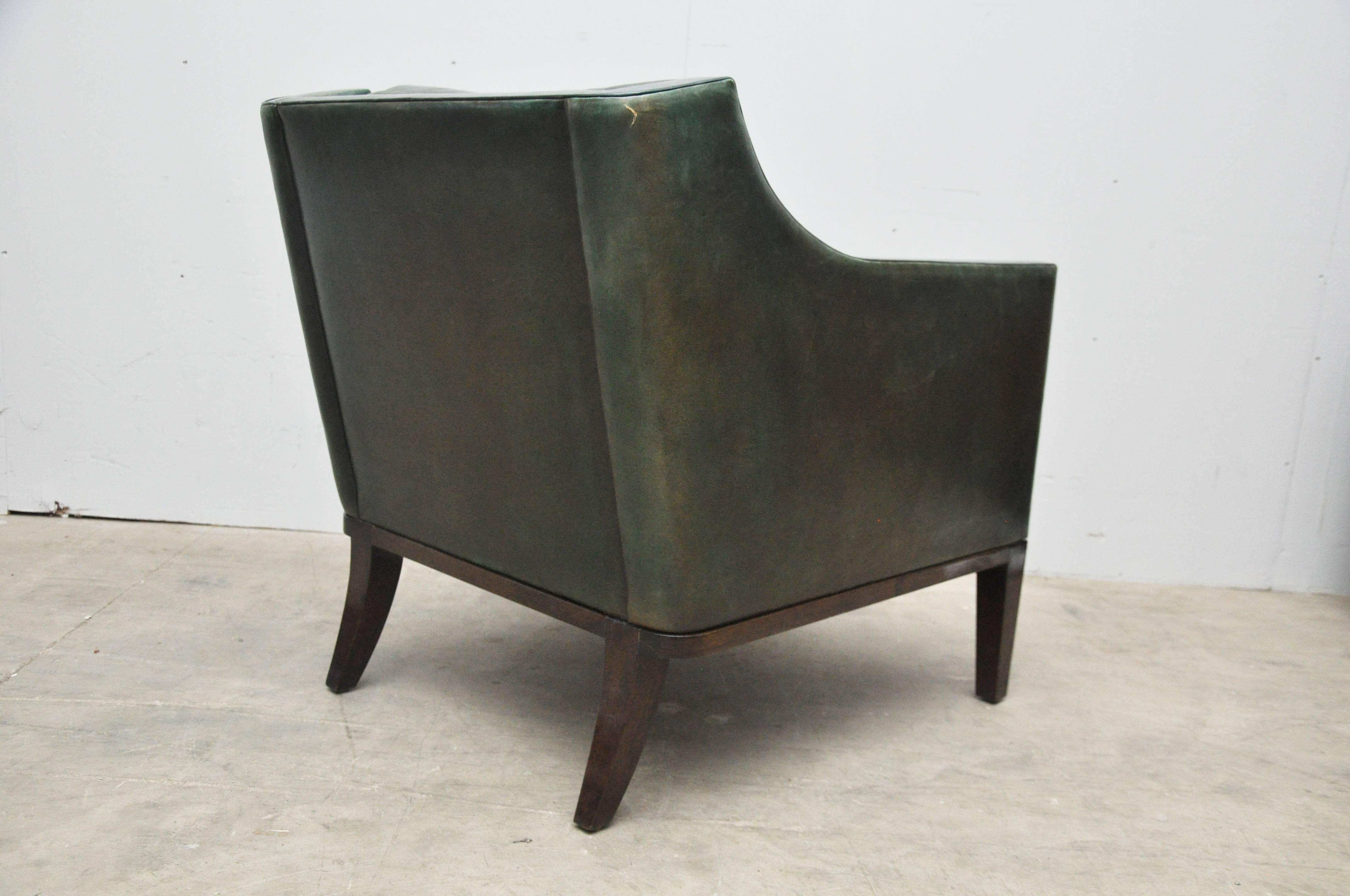 Wood Set of 4 Dessin Fournir Lehigh Chair by Gerard For Sale