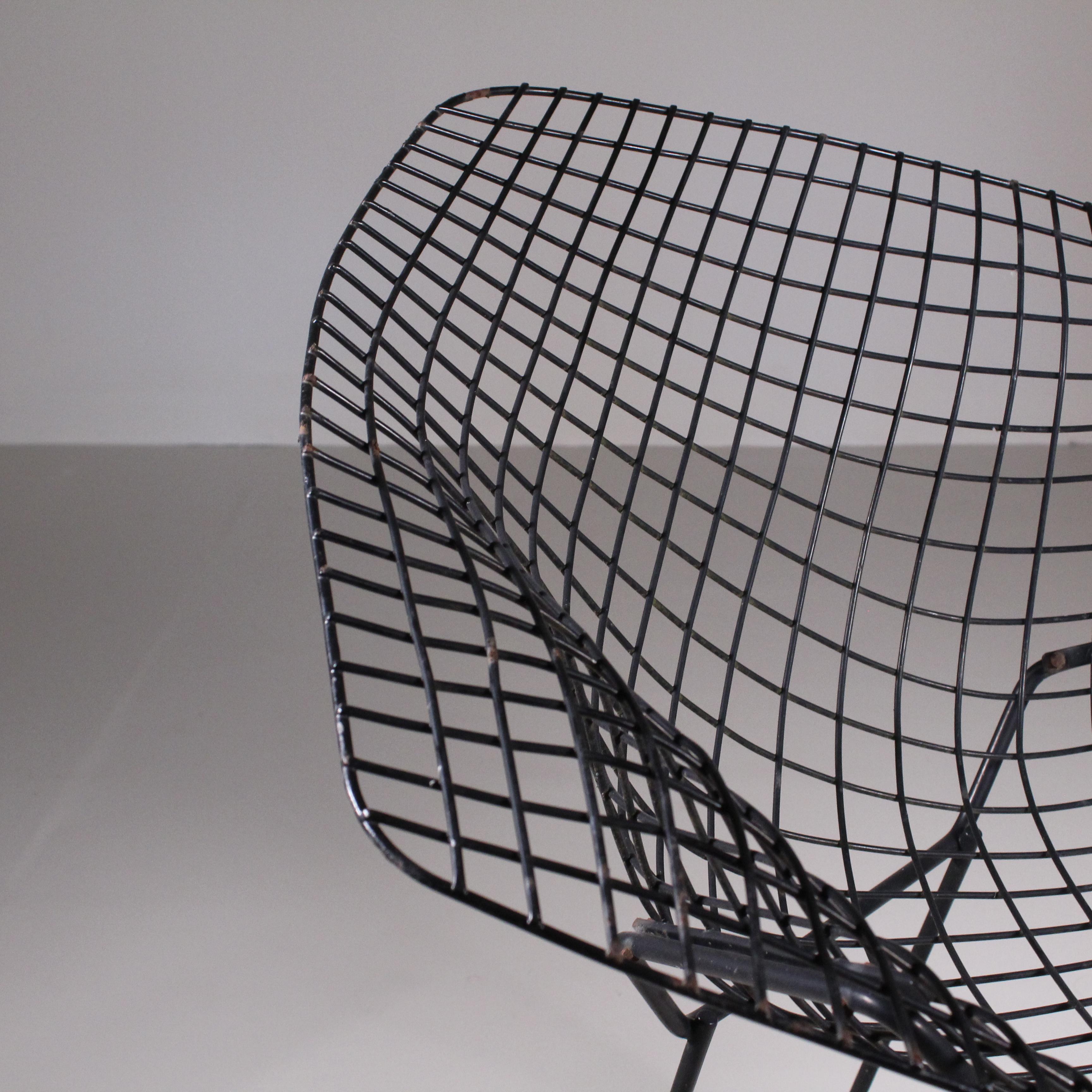Set of 4 Diamond chairs, Harry Bertoia, Knoll International For Sale 3