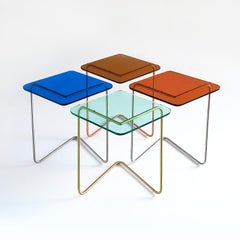 Set of 4 Diamond Side Table by Rita Kettaneh