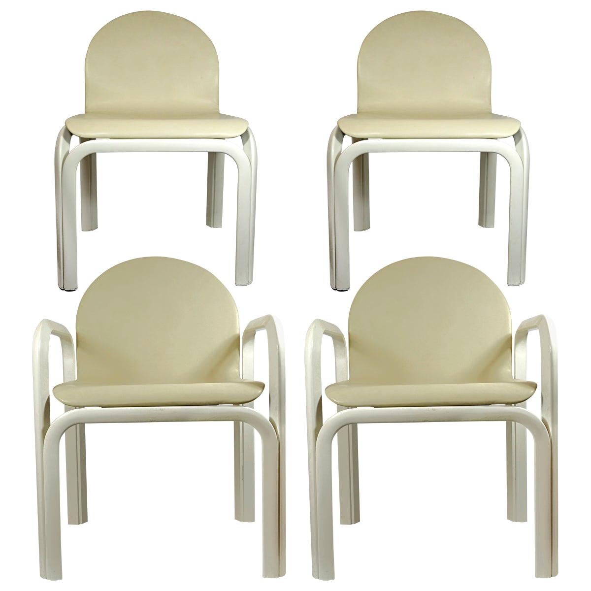 Set of 4 Dining Chairs Orsay Designed by Gae Aulenti for Knoll  International at 1stDibs