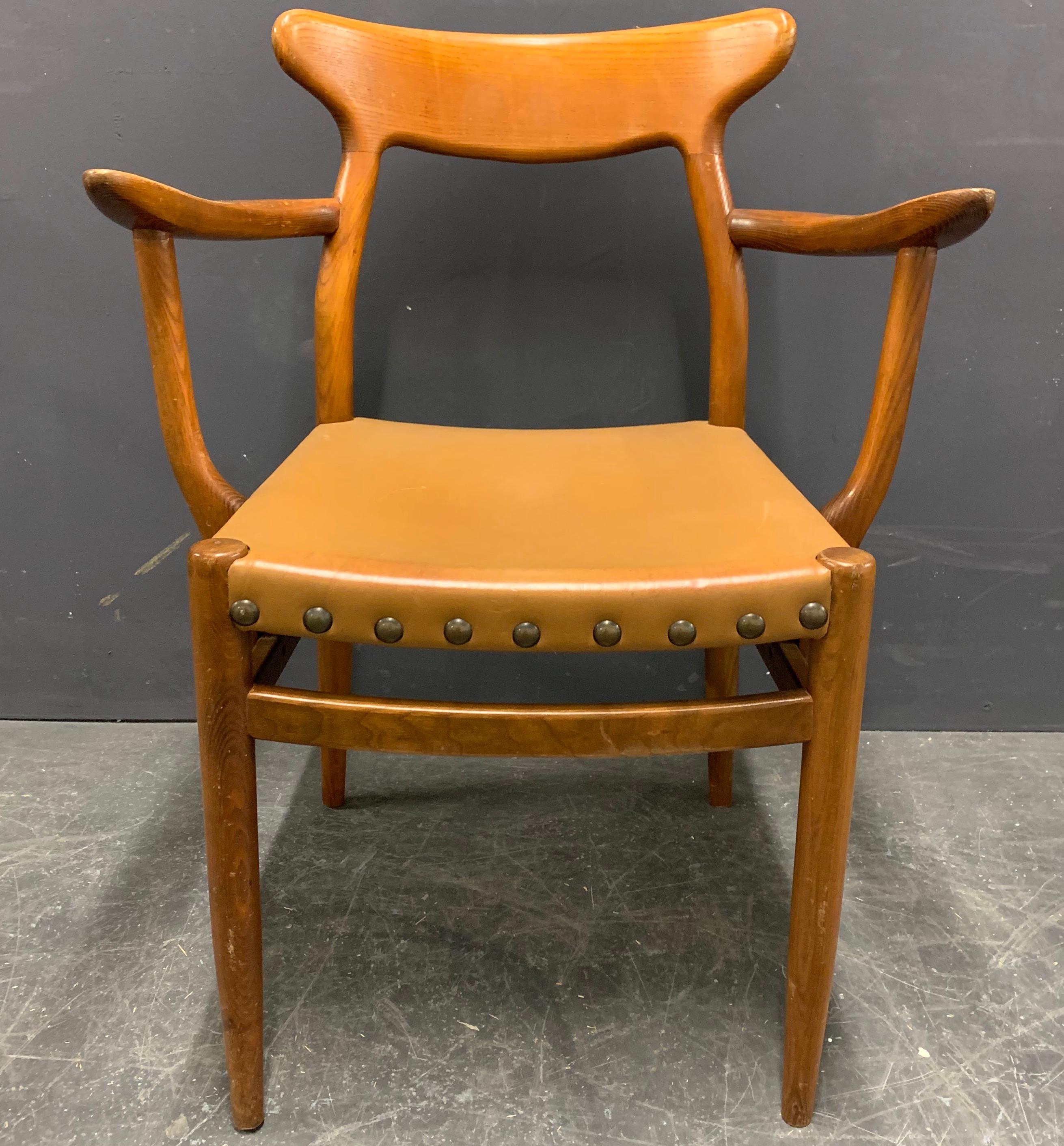 Mid-20th Century Set of 4 Dining Armchairs from France