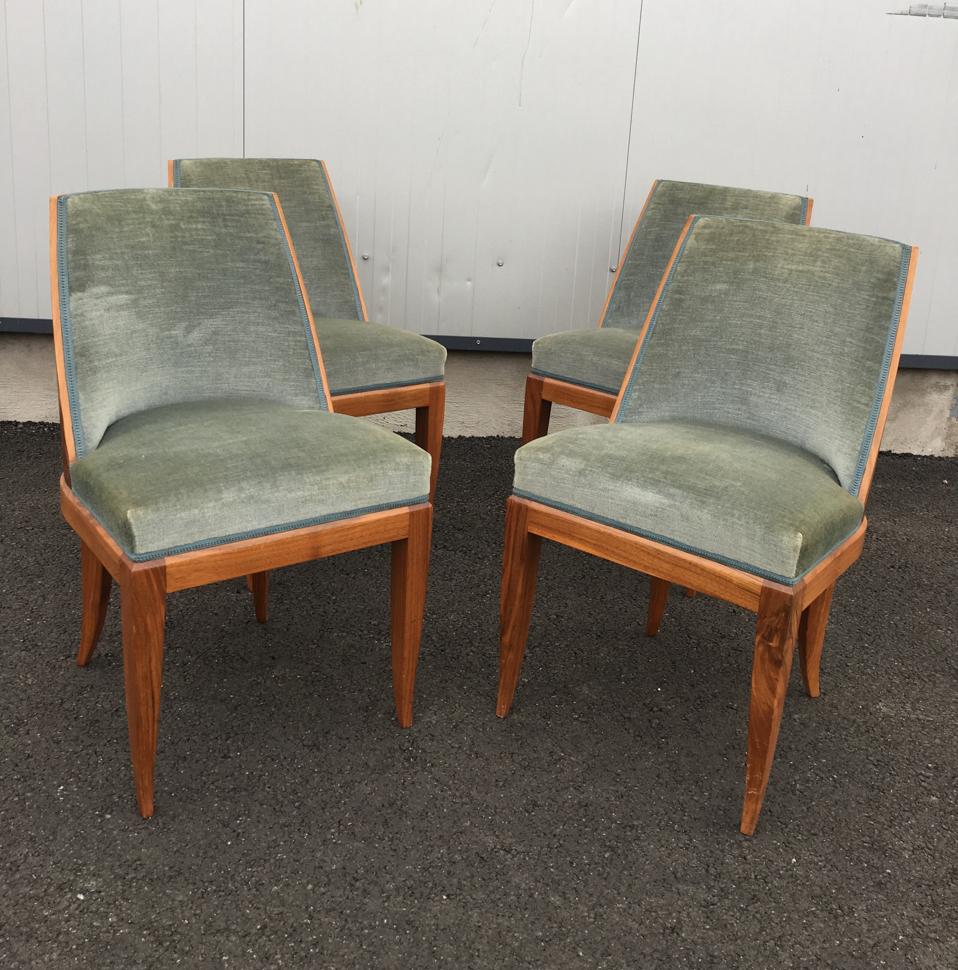 20th Century Set of 4 Dining Chairs and 2 Armchairs For Sale