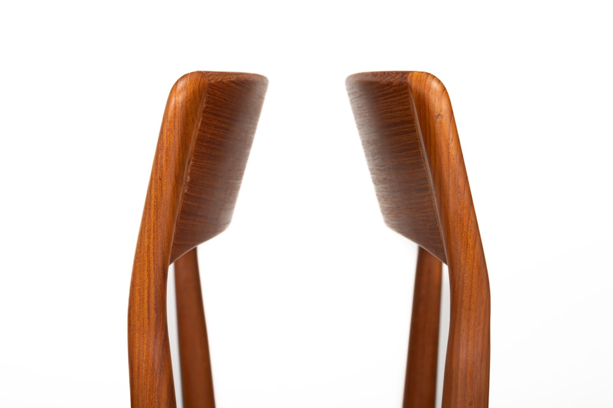 Set of 4 Dining Chairs by Henning Kjaernulf for Ks Mobler, Denmark, 1960s 2