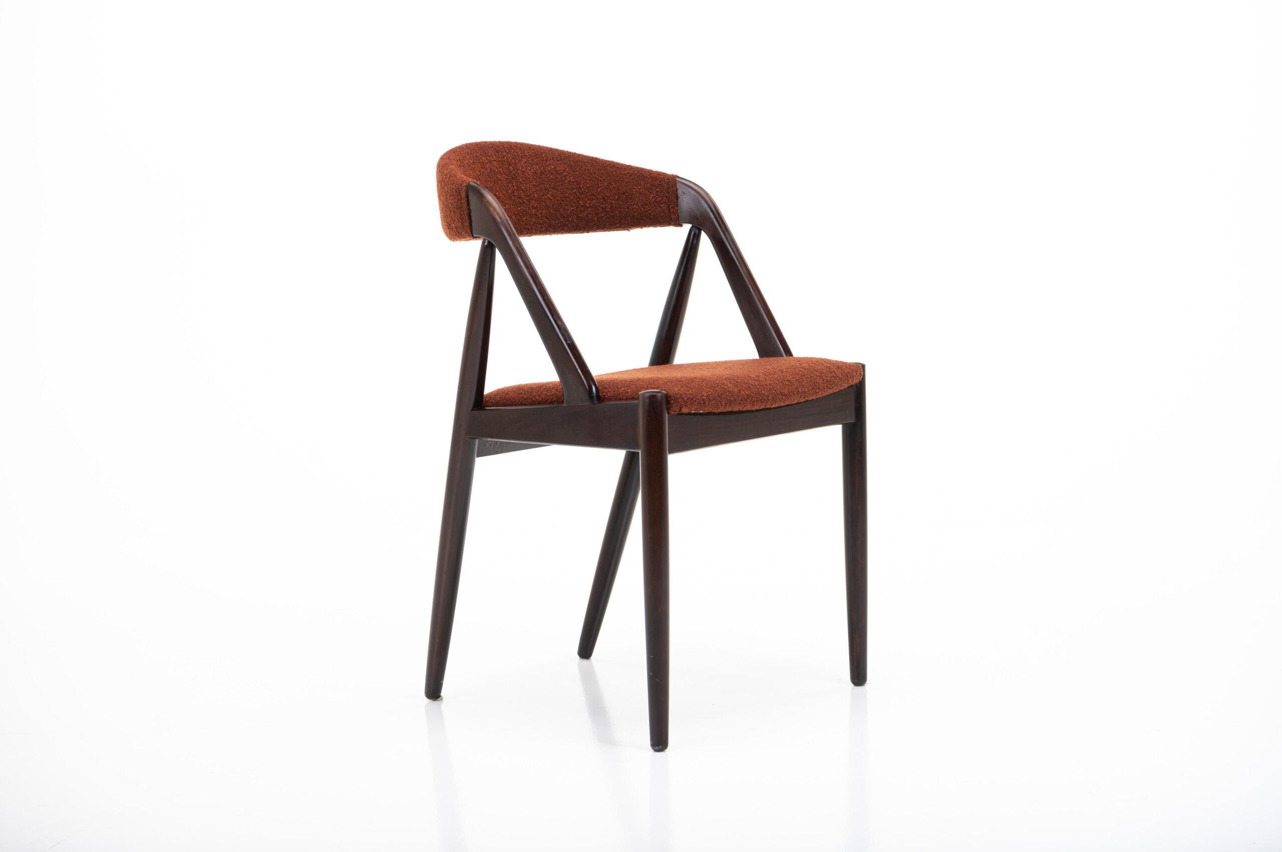 20th Century Set of 4 Dining Chairs by Kai Kristiansen for Schou Andersen Møbelfabrik