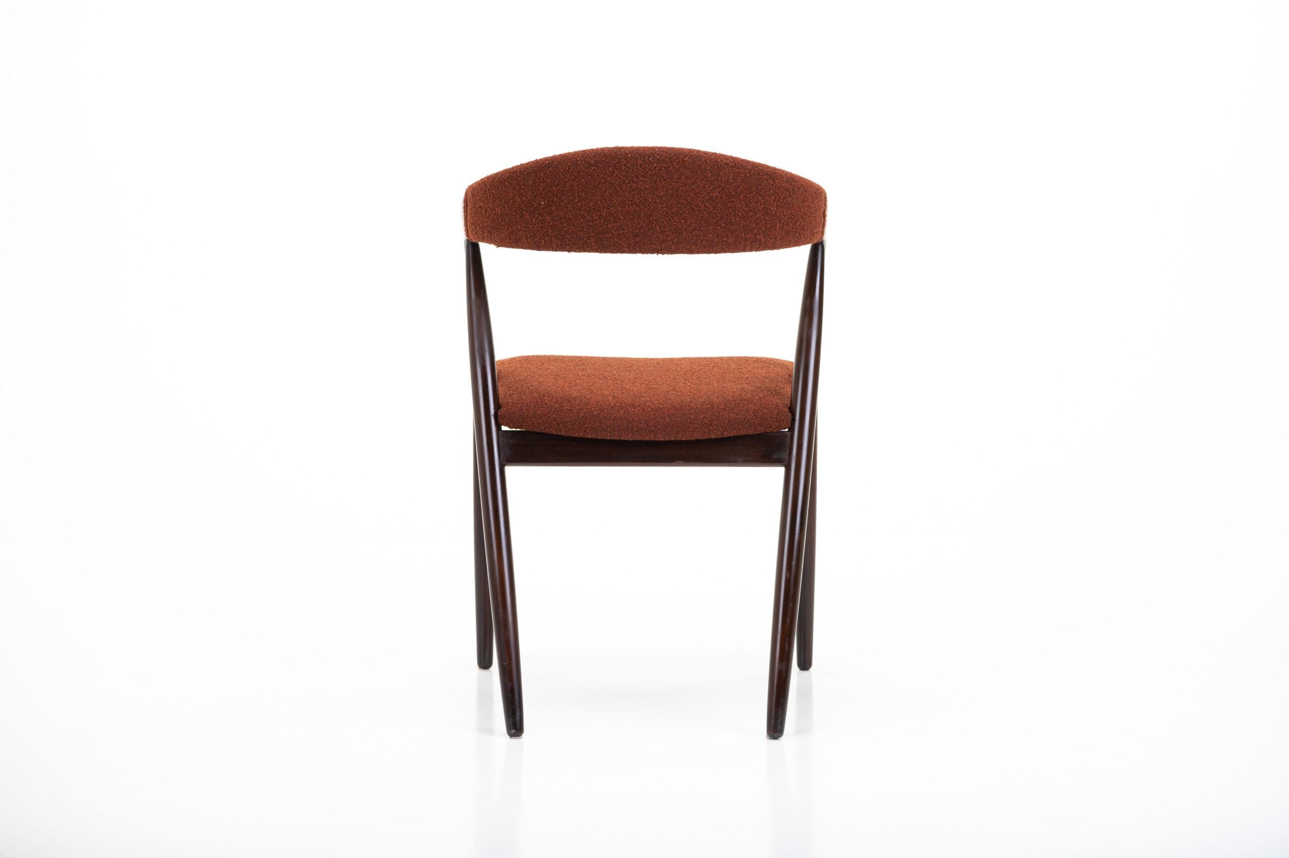 Set of 4 Dining Chairs by Kai Kristiansen for Schou Andersen Møbelfabrik 1