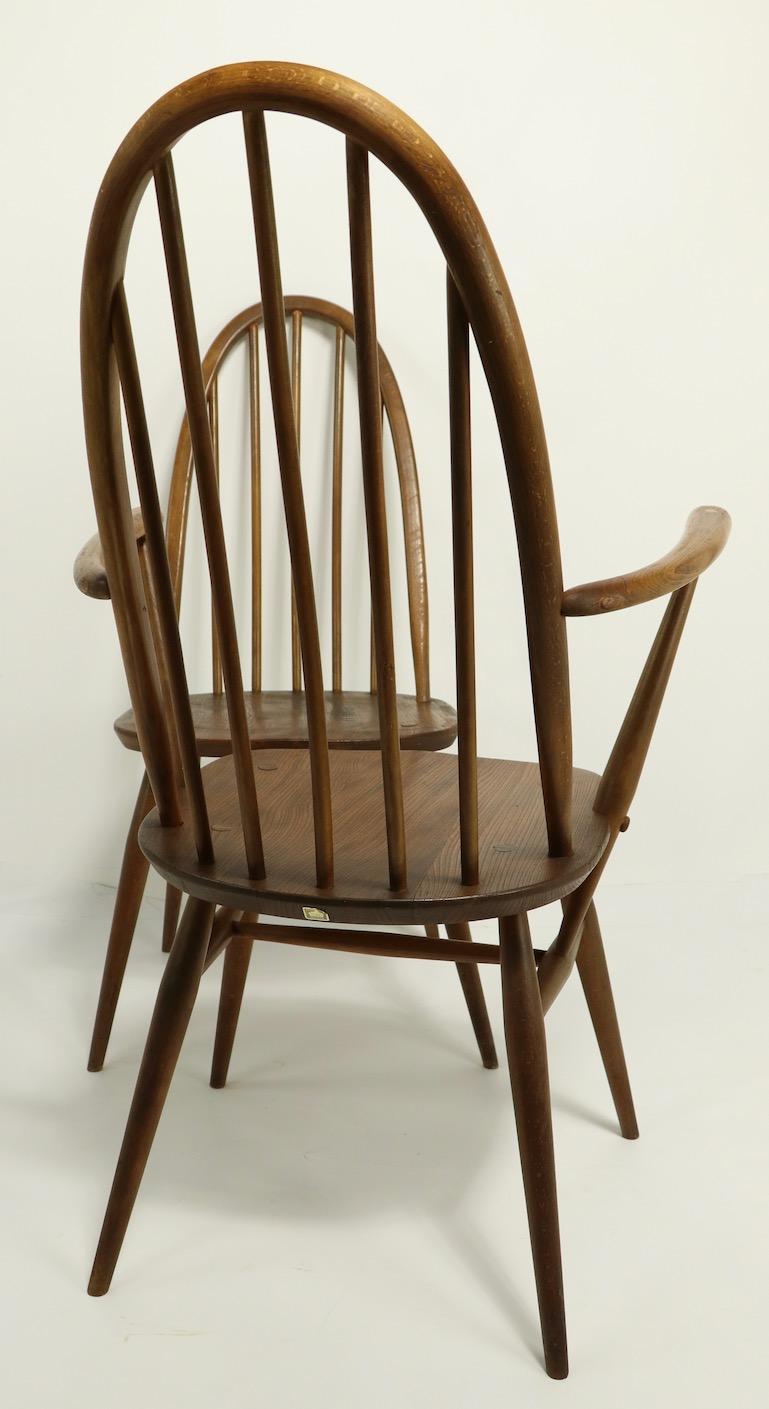 Set of 4 Dining Chairs by Lucien Ercolani for Ercol, England 7