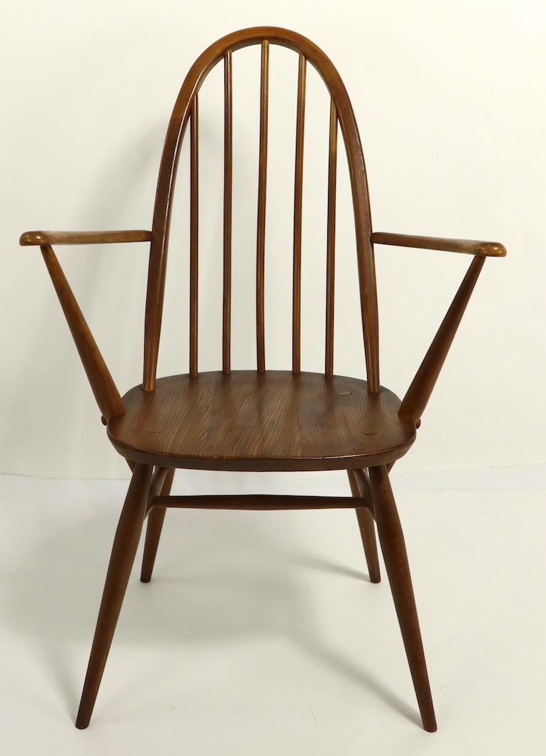 Mid-Century Modern Set of 4 Dining Chairs by Lucien Ercolani for Ercol, England