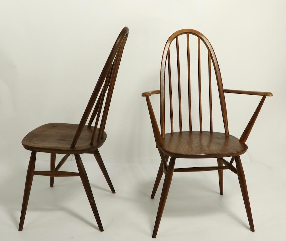 Set of 4 Dining Chairs by Lucien Ercolani for Ercol, England 1