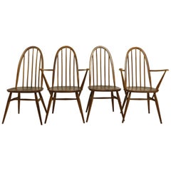 Set of 4 Dining Chairs by Lucien Ercolani for Ercol, England